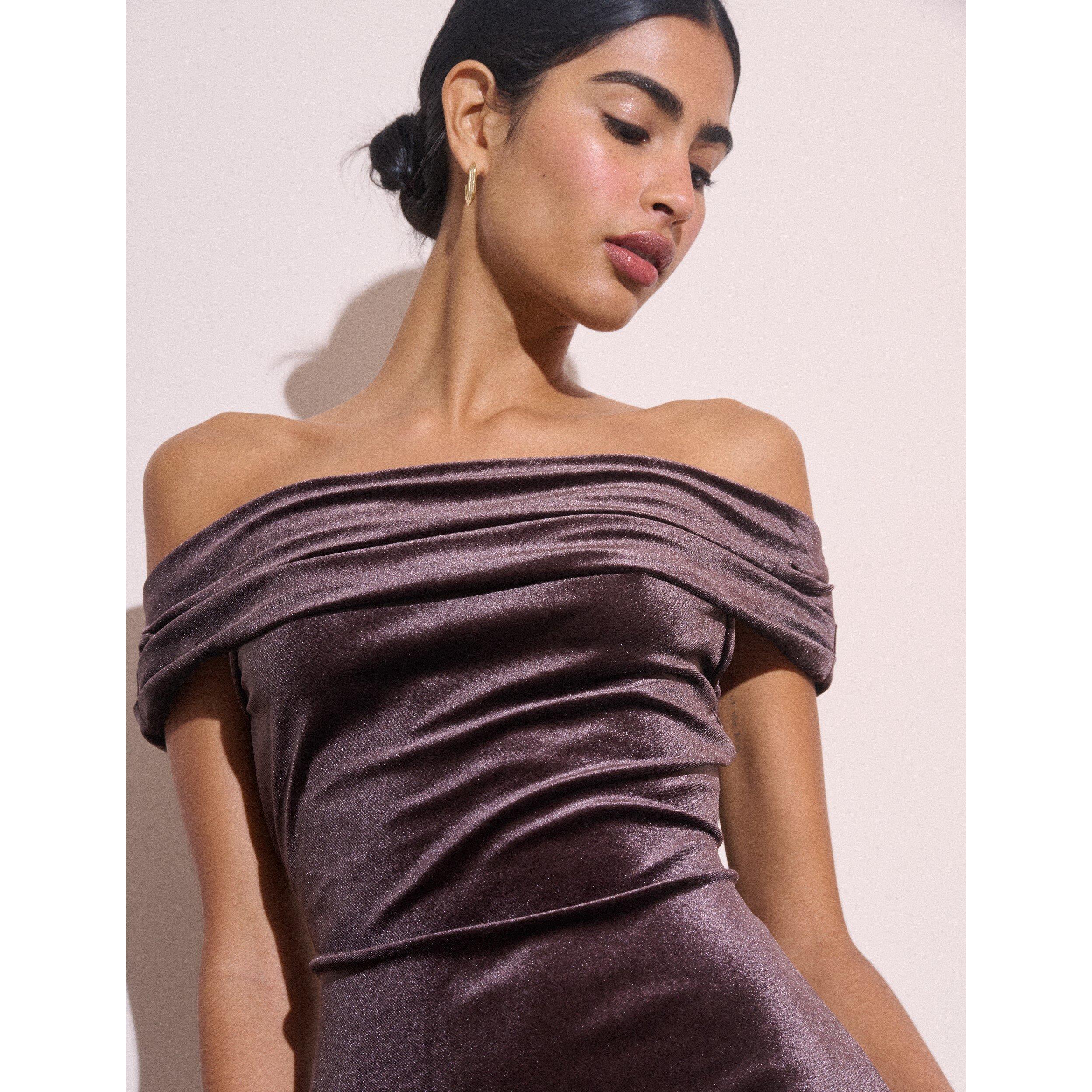 Brown - Nobodys Child - NC Pippa Midi Dress Ld71 - 5