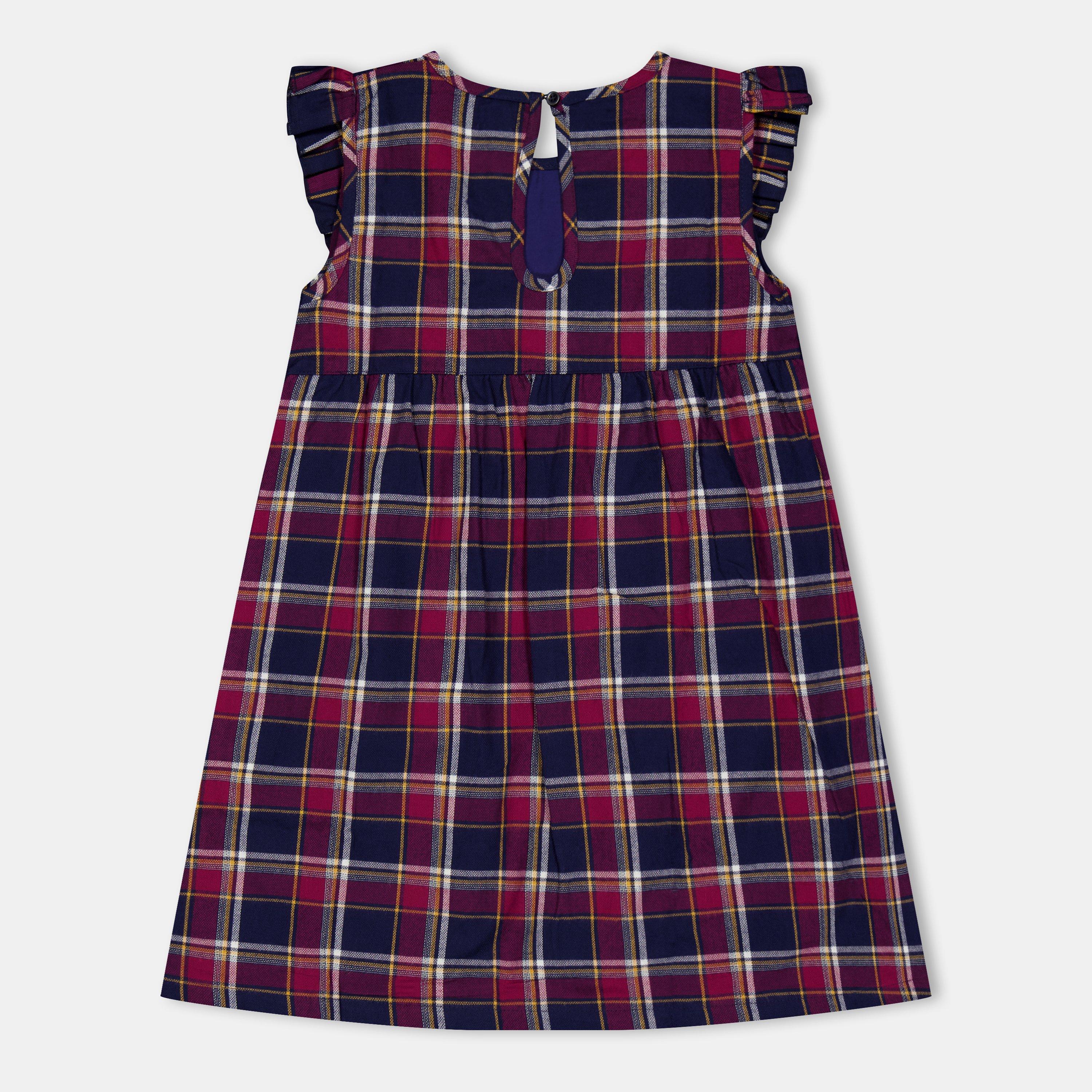 Multi - Lilly and Sid - Kids' Check Shift A-Line Dress - 2