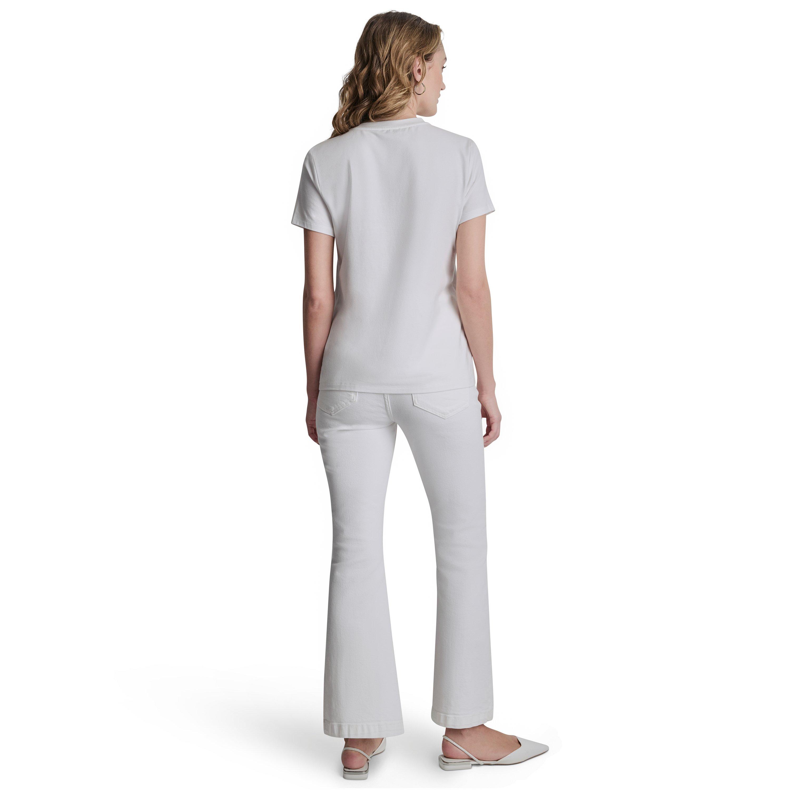 White - DKNY - Women's T-Shirt - 5
