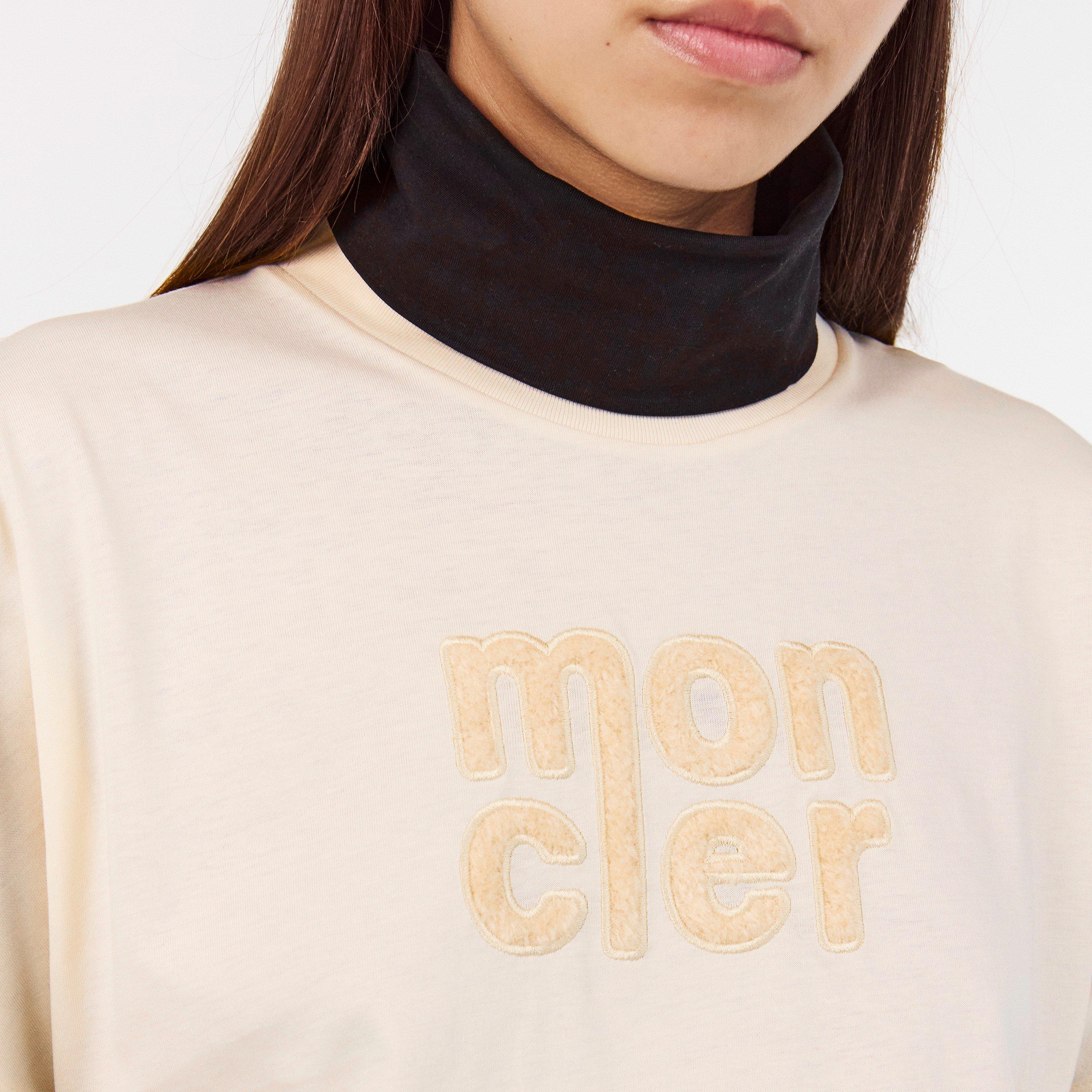 White 036 - Moncler - Women's Regular Fit Short-Sleeve T-Shirt - 5