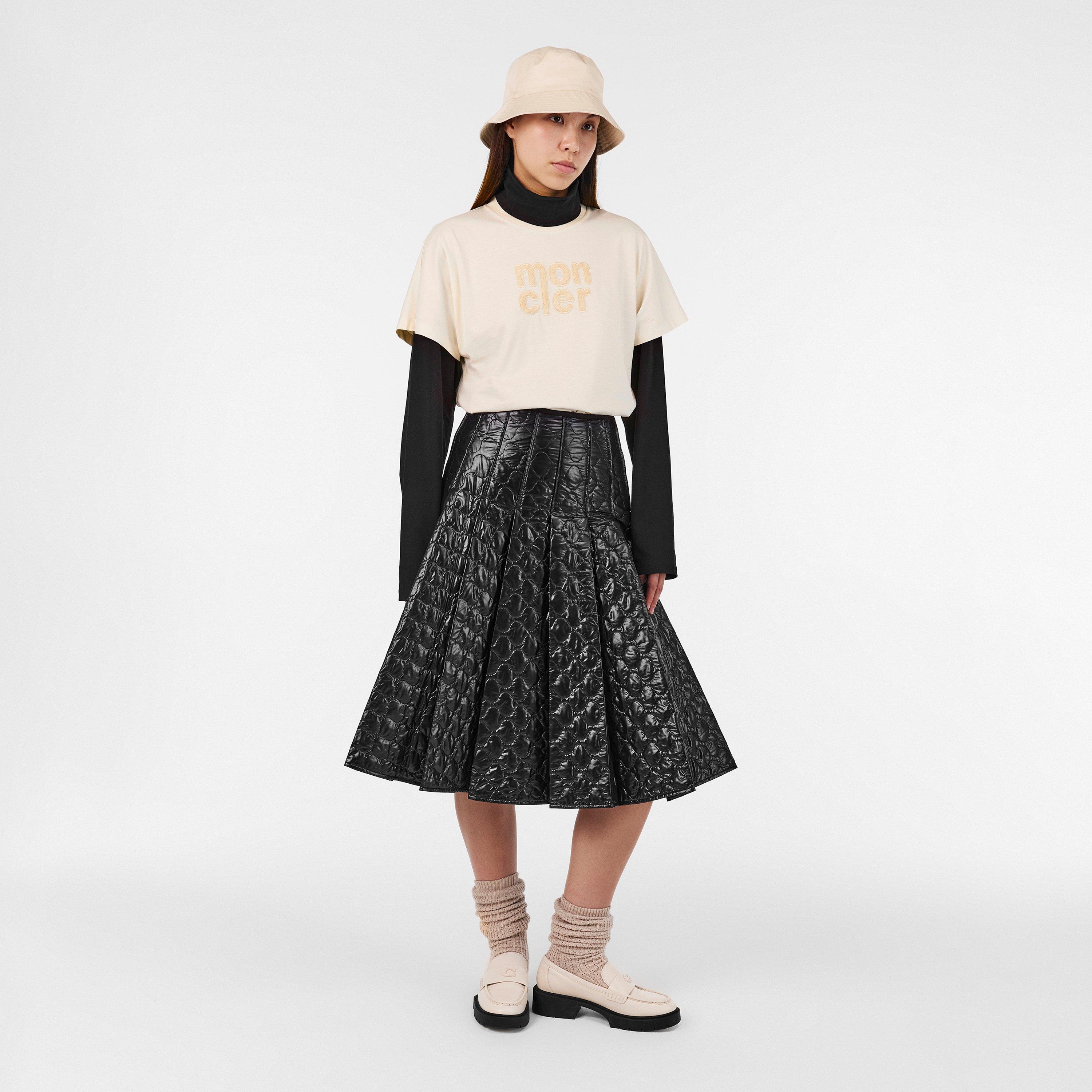 White 036 - Moncler - Women's Regular Fit Short-Sleeve T-Shirt - 6