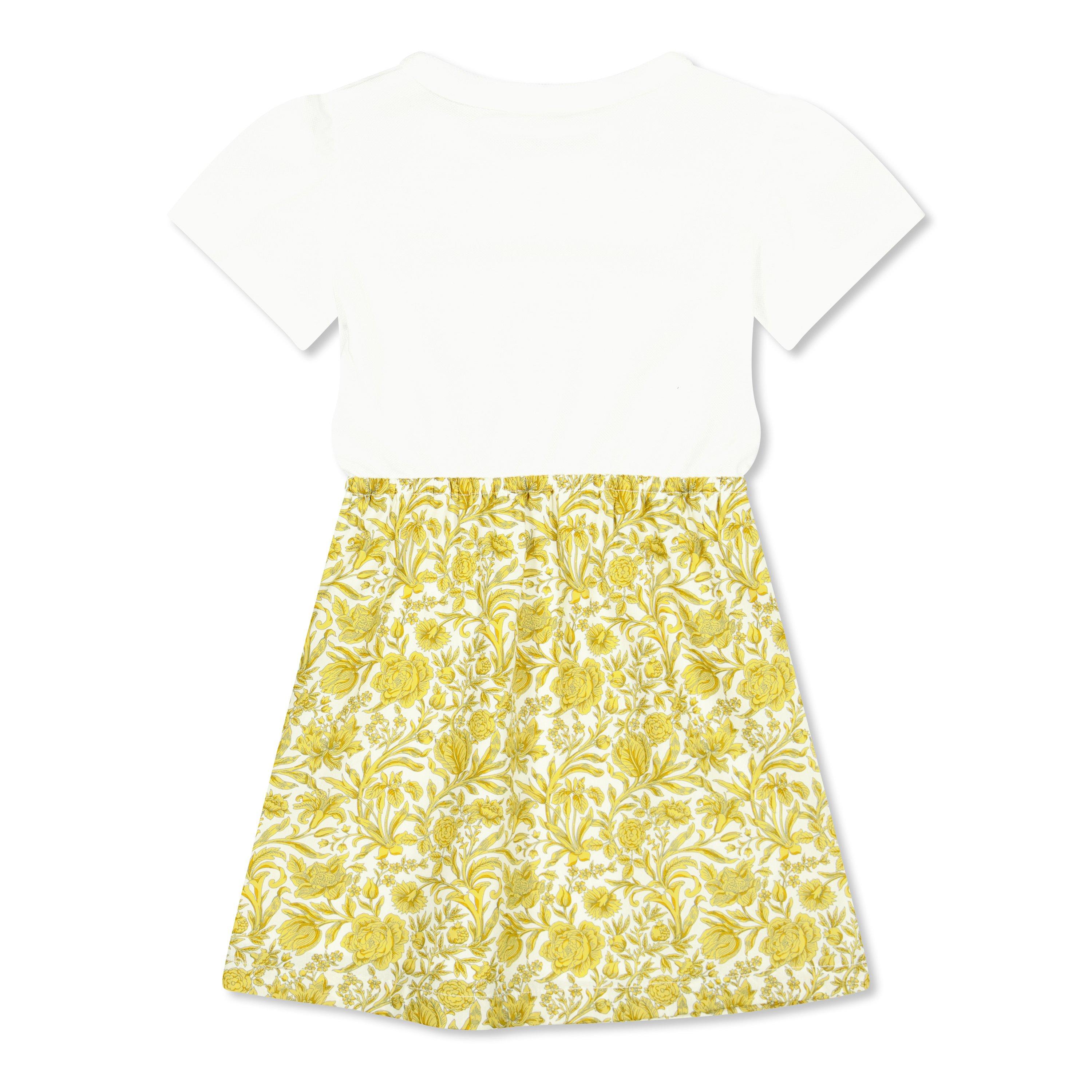 Wht/Gld 6WO90 - Versace - Versace Prnt T Dress Jn63 - 2