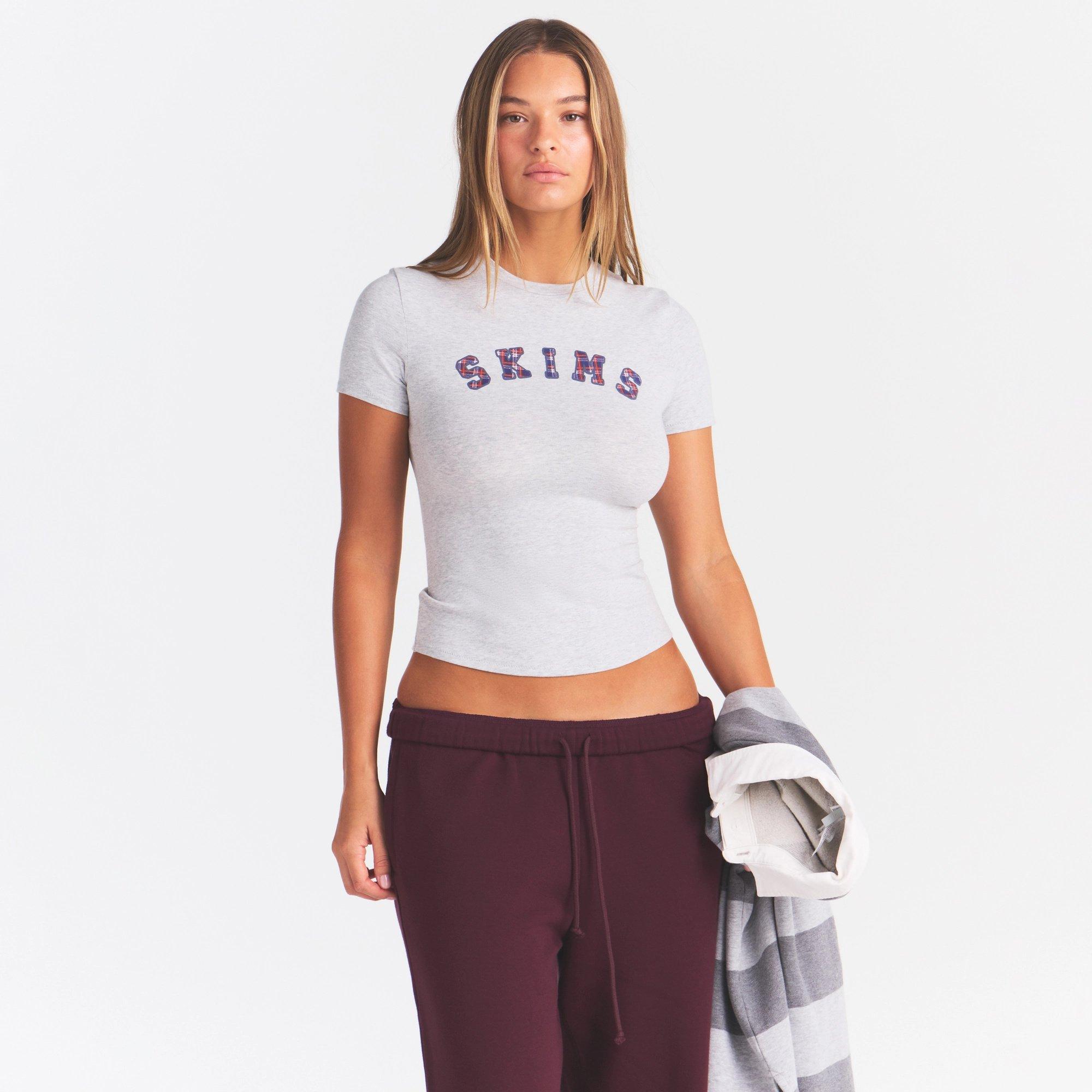 LHG Plaid Logo - SKIMS - SKIMS LG SS Tee Ld63 - 2