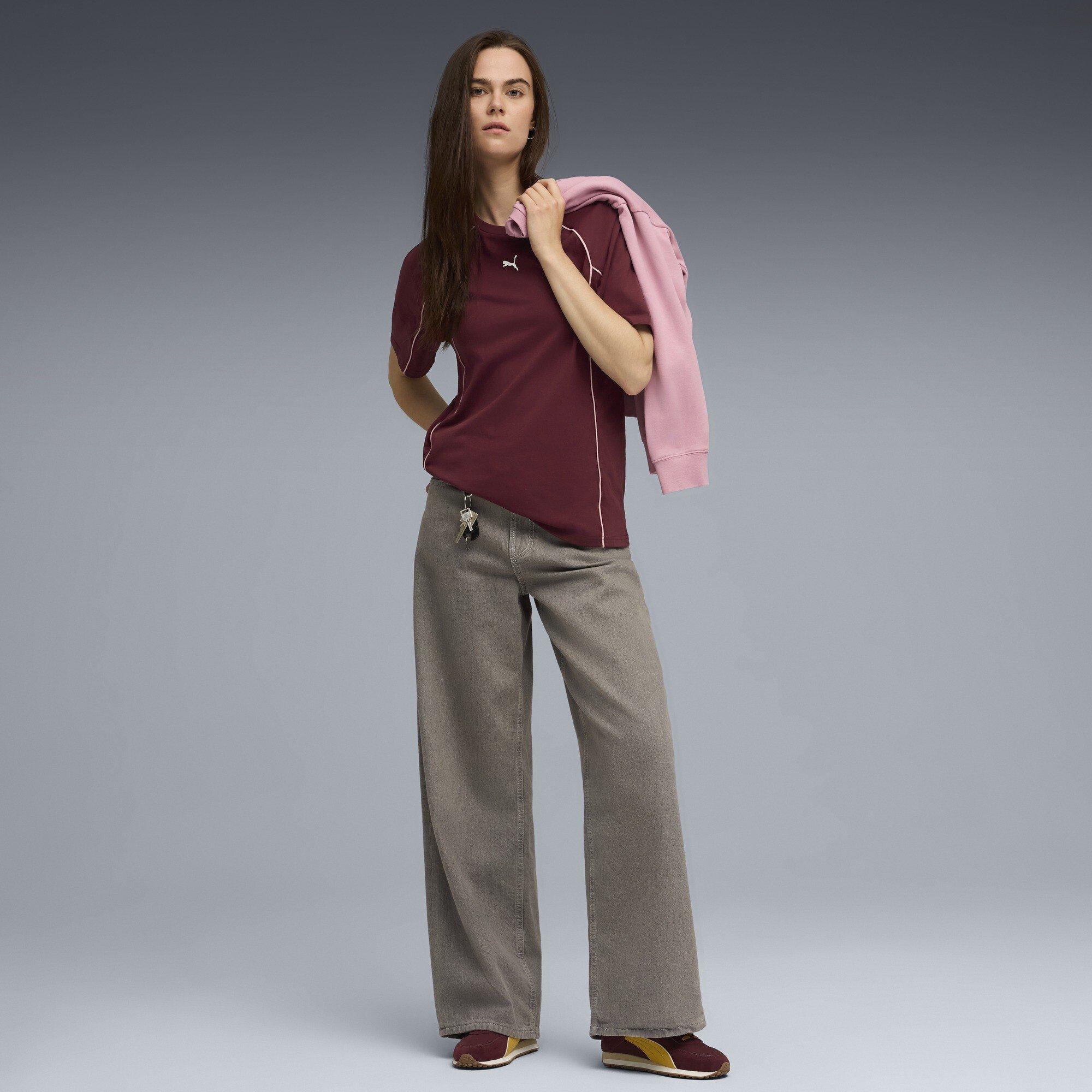 Ruby Skærmen - Puma - Women's Sport Relaxed Tee Oversized Fit T-Shirt - 5