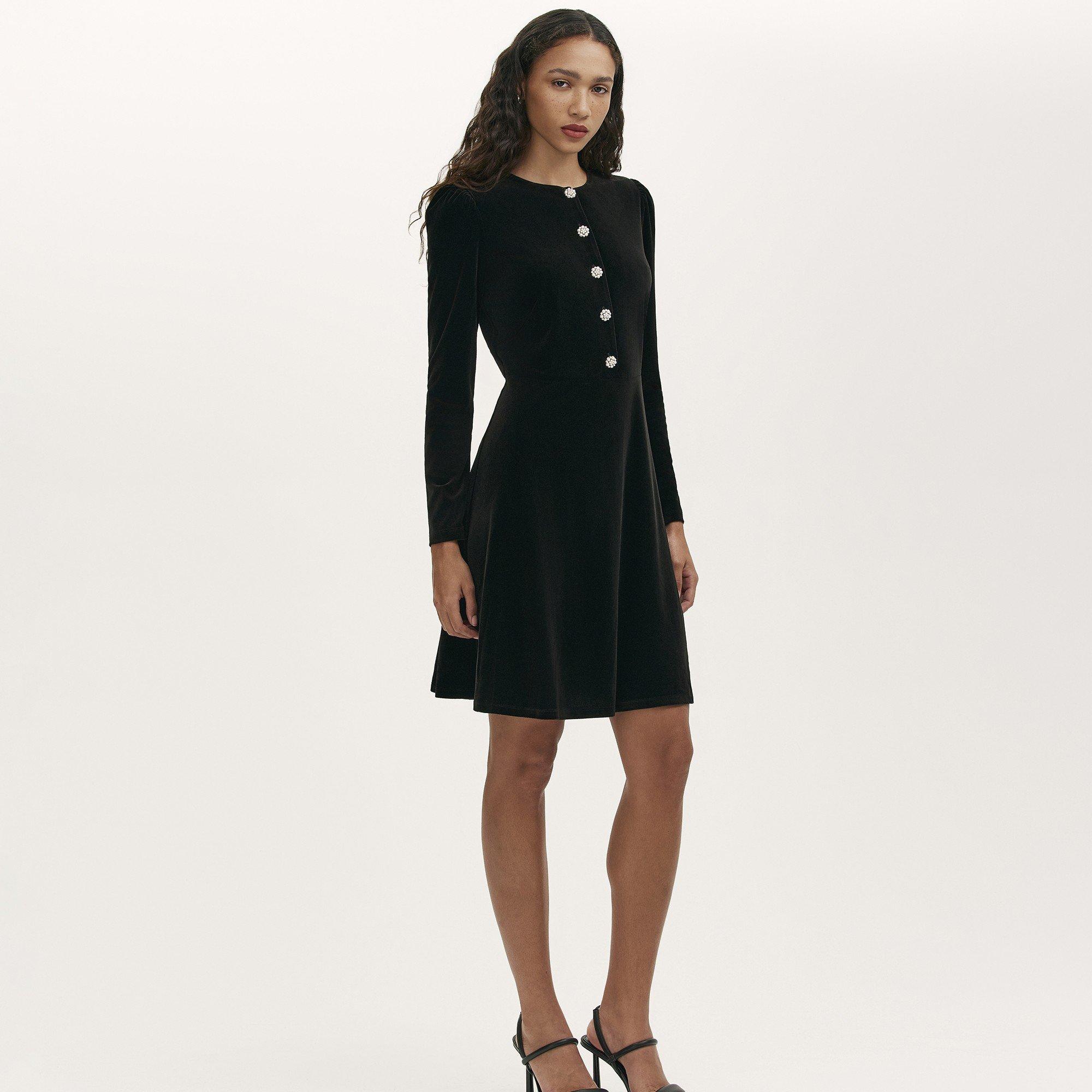 Black - Finery - Women's Rae Mini Dress - 1
