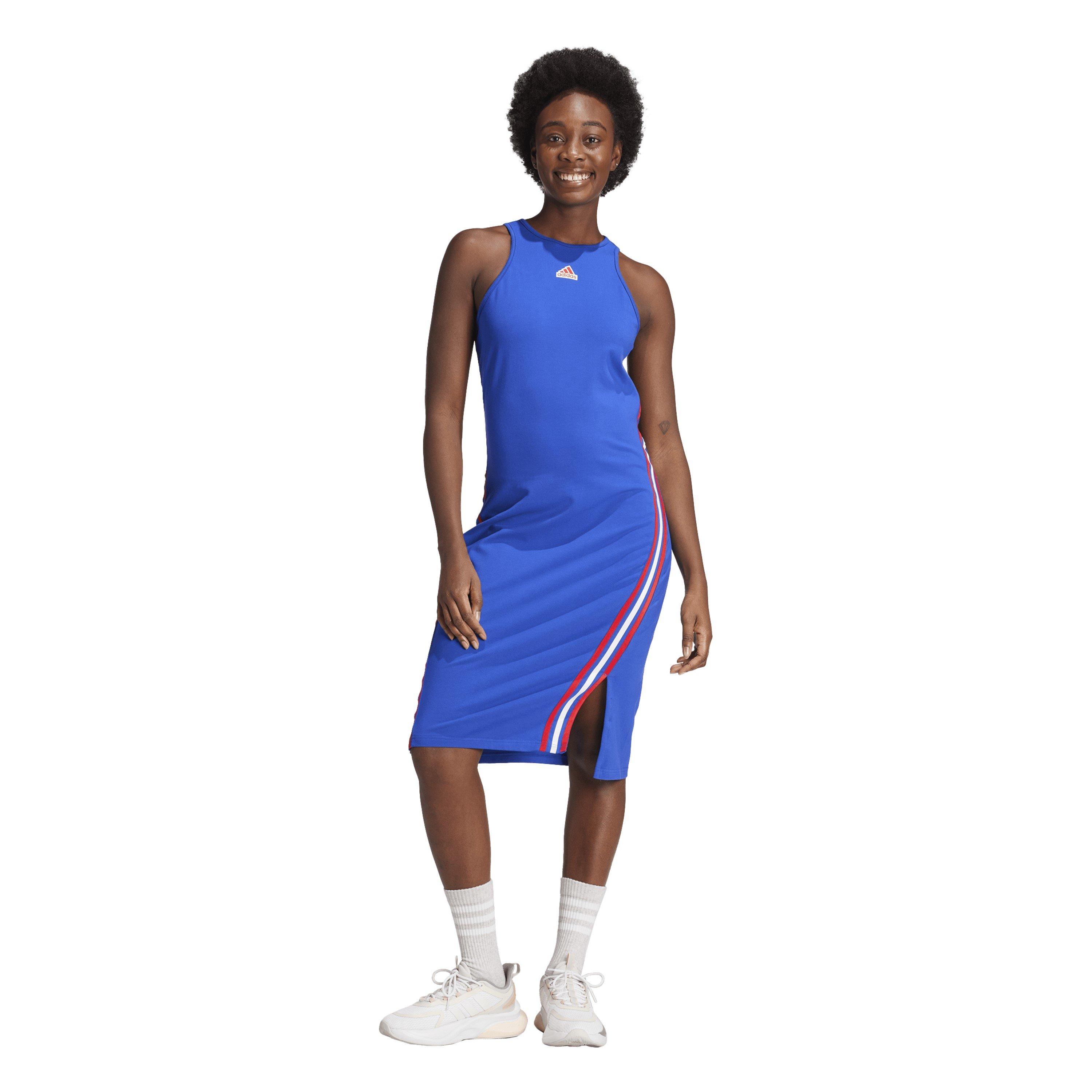 Blå - adidas - W Fi 3s Dress Bodycon Womens - 2
