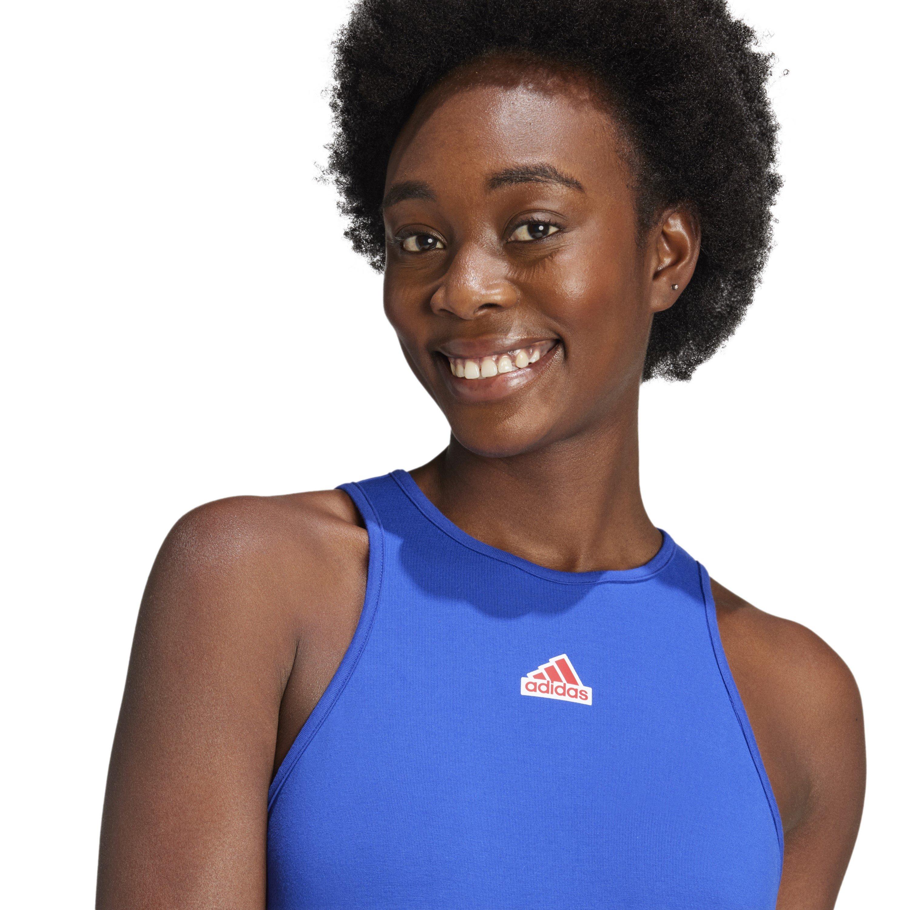 Blå - adidas - W Fi 3s Dress Bodycon Womens - 4