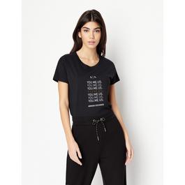 Armani Exchange Foil Logo T Shirt