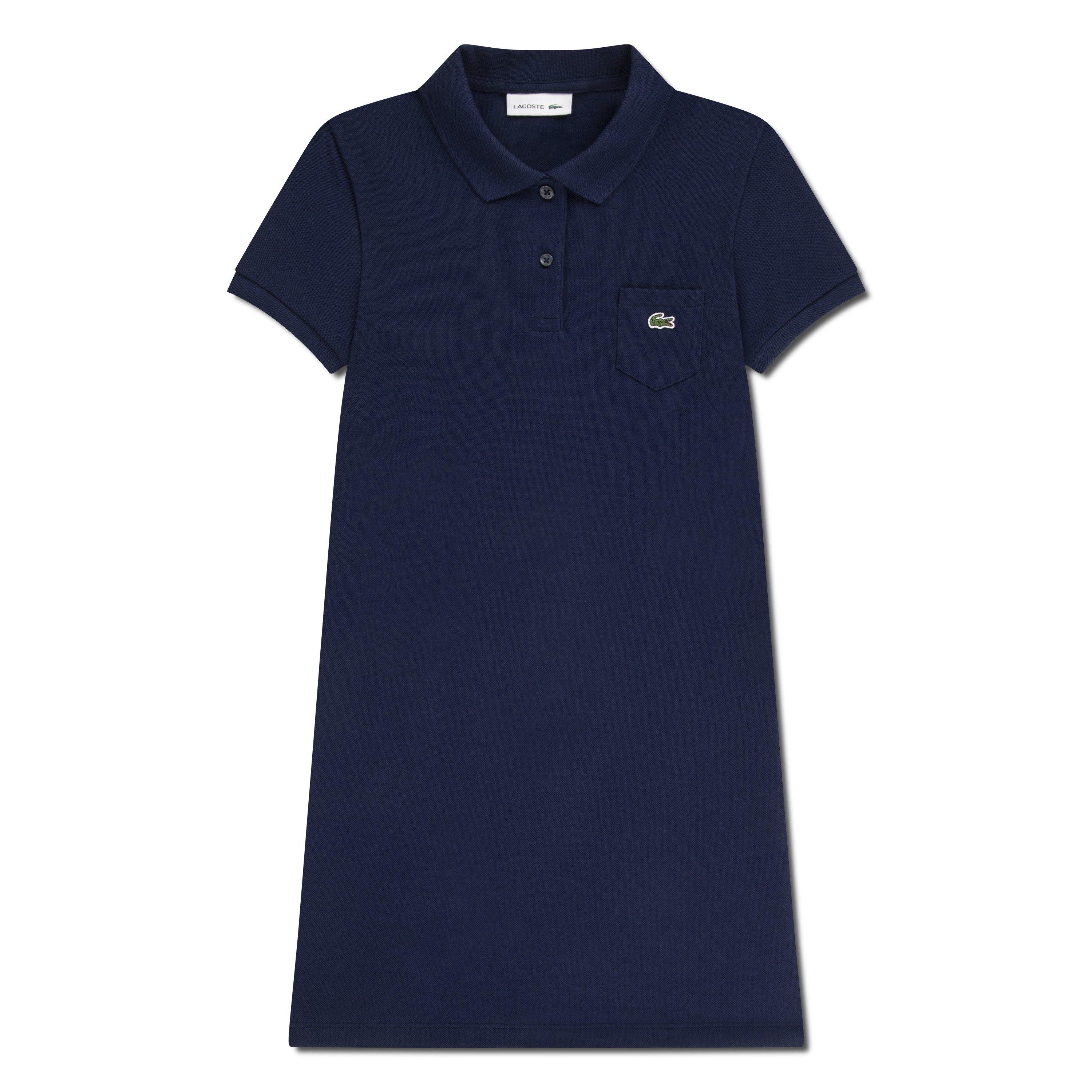 Lacoste Kids' Polo Dress - Blue Marine UGW - 12 Years