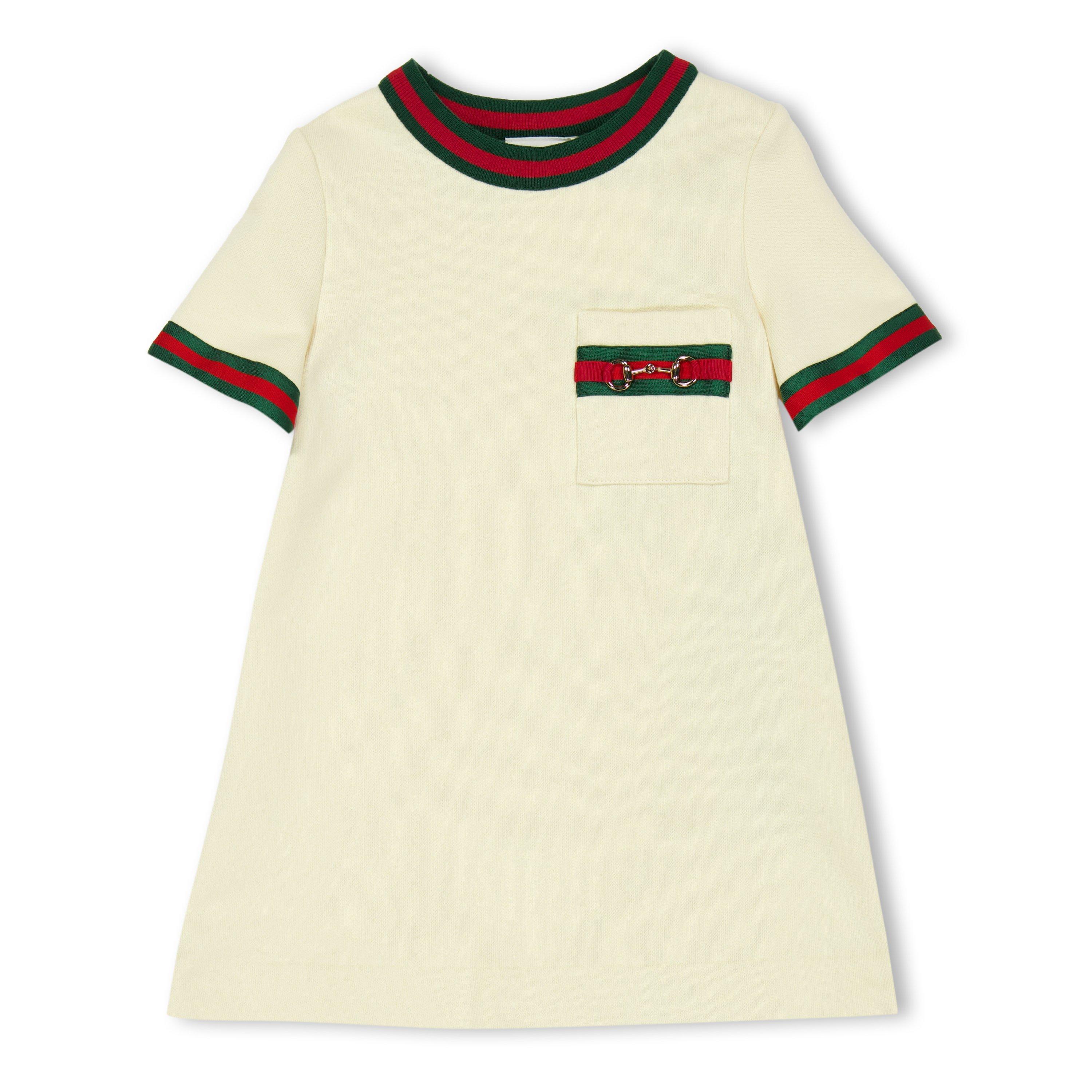 Gucci Kids' Logo Mini Dress - White Mix 9908 - Size 8Y
