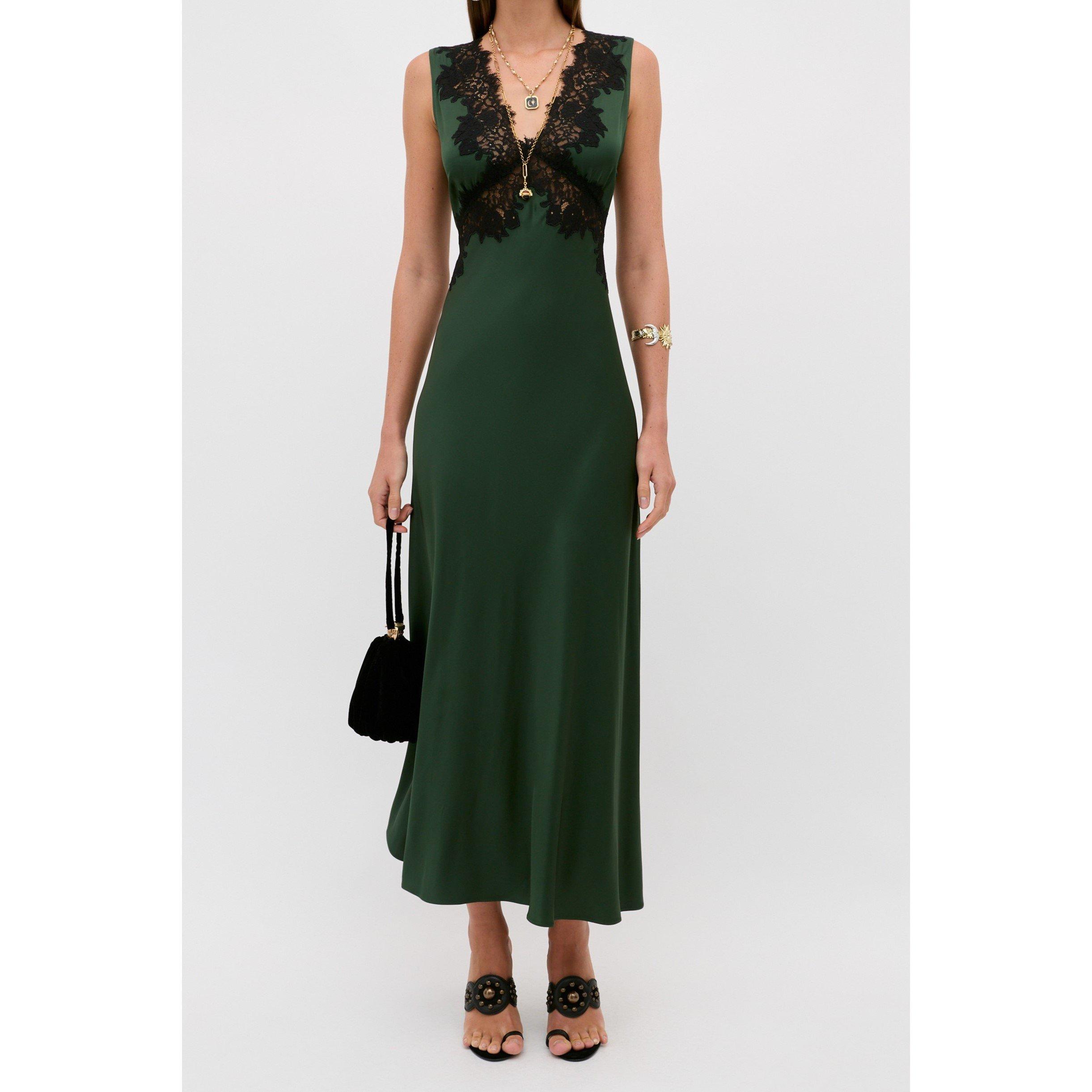 Deep Green - RIXO - Women's Dress - 2
