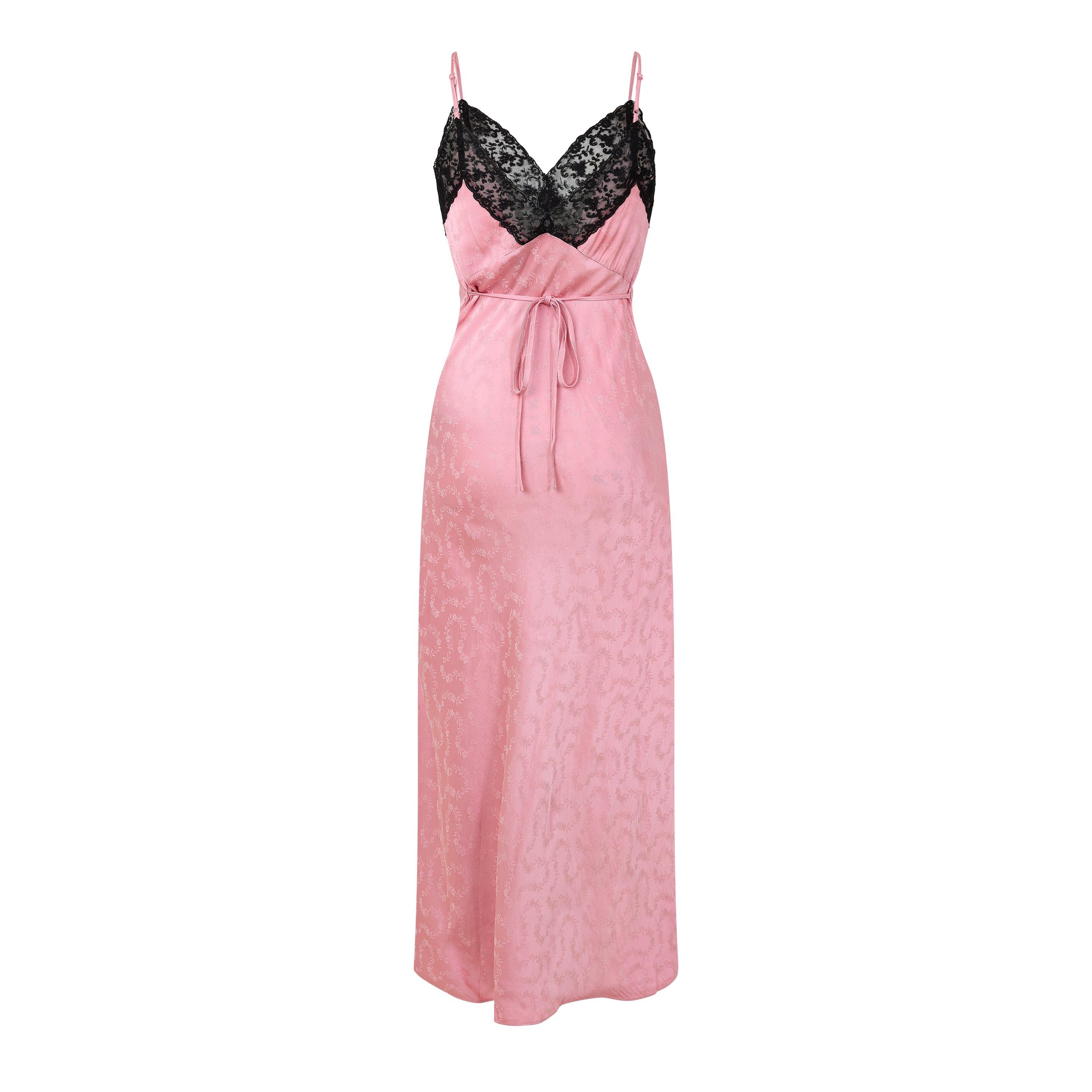 Floral Jac Pink - RIXO - Women's Alberta Long Maxi Dress - 2