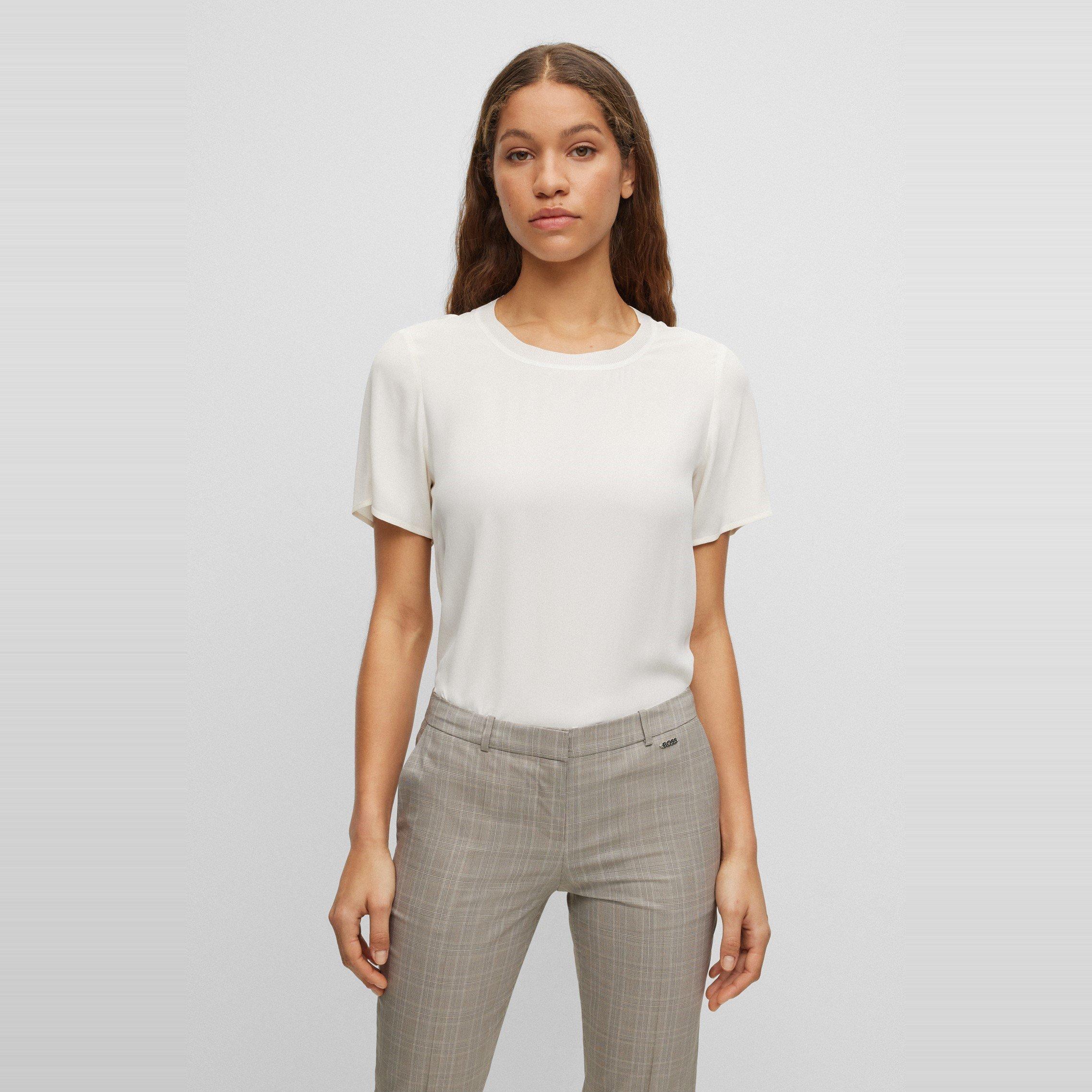 Open White - Boss - Women's Ilyeana Regular Fit T-Shirt - 1
