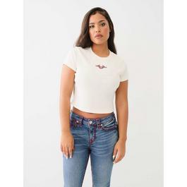 True Religion Hs Ss Baby Tee Ld99