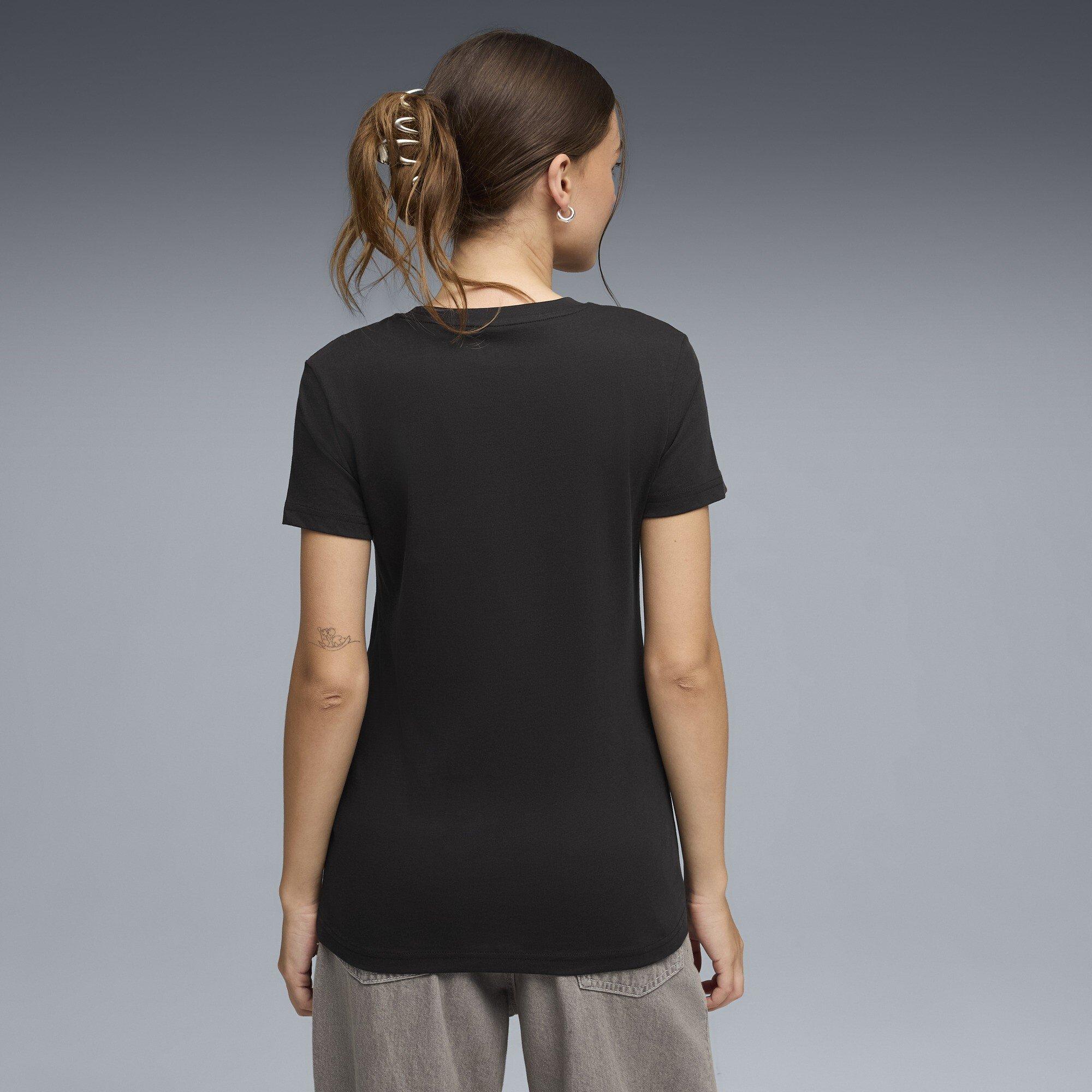 Puma Black - Puma - Women's Cat Logo Cotton Short-Sleeve T-Shirt - 4