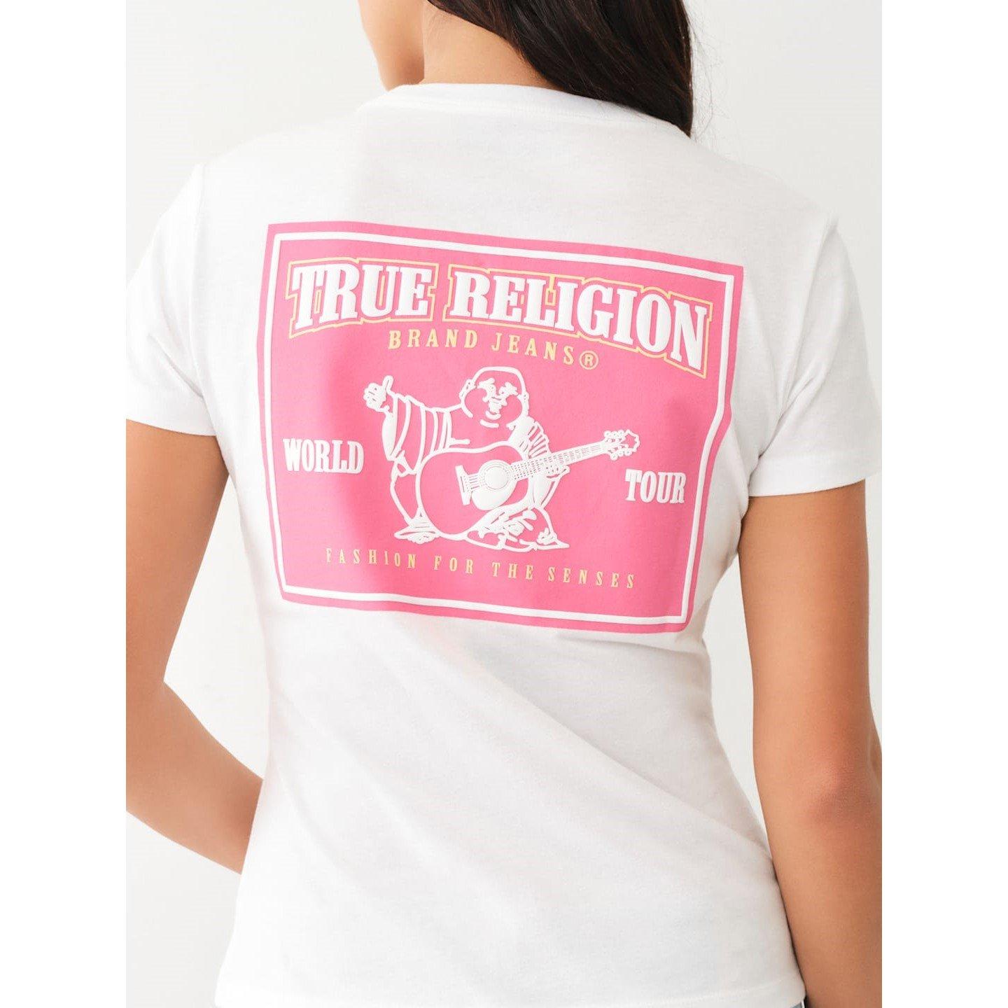 Optic White - True Religion - HorseShoes Regular Fit T-Shirt - 3