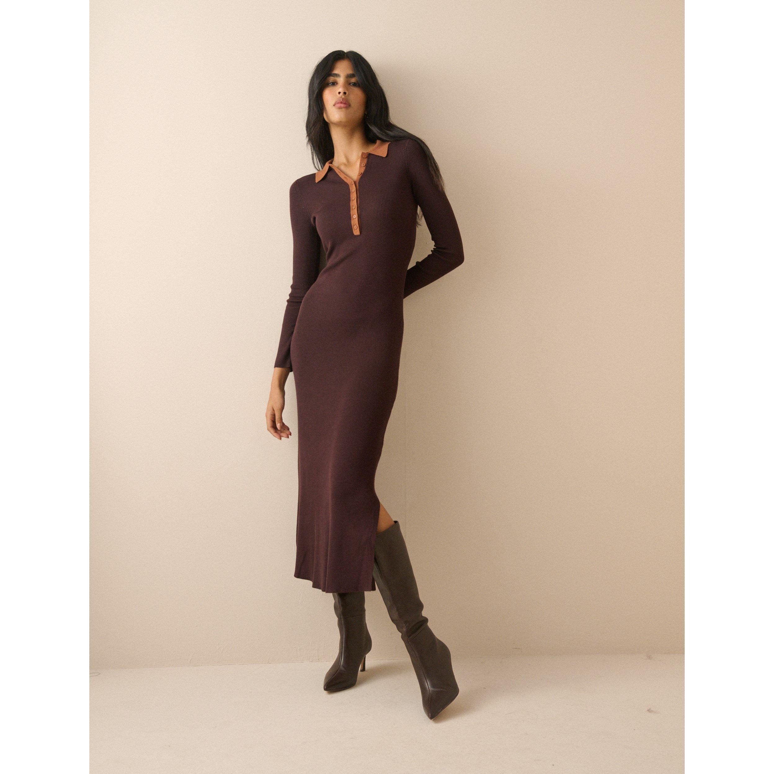 Brown - Nobodys Child - NC Polo Midi Drs Ld64 - 2