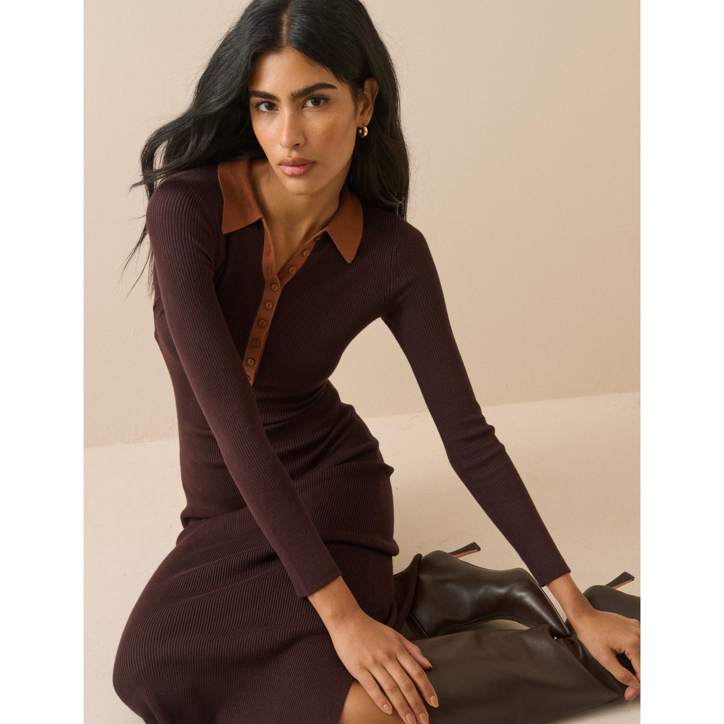 Brown - Nobodys Child - NC Polo Midi Drs Ld64 - 4