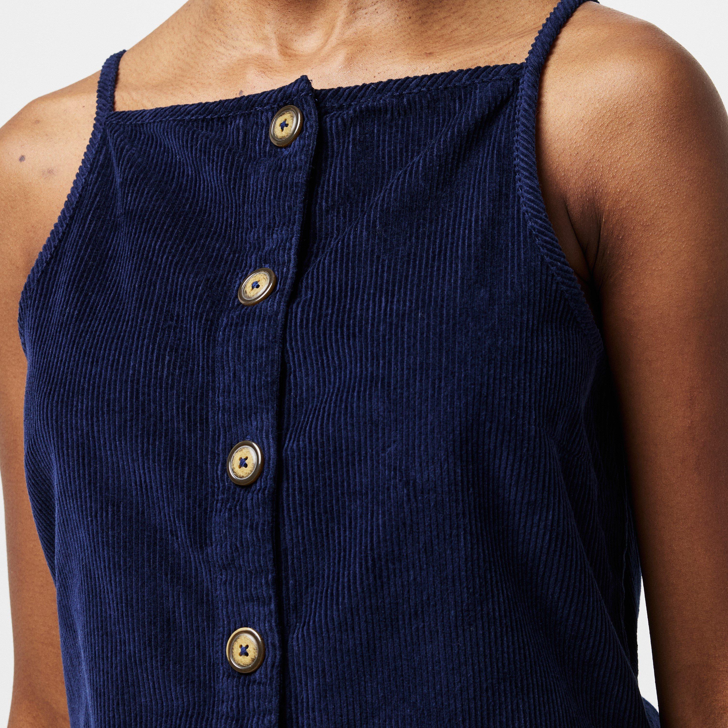 Blå - Nobodys Child - Women's Pinafore Dress - 5