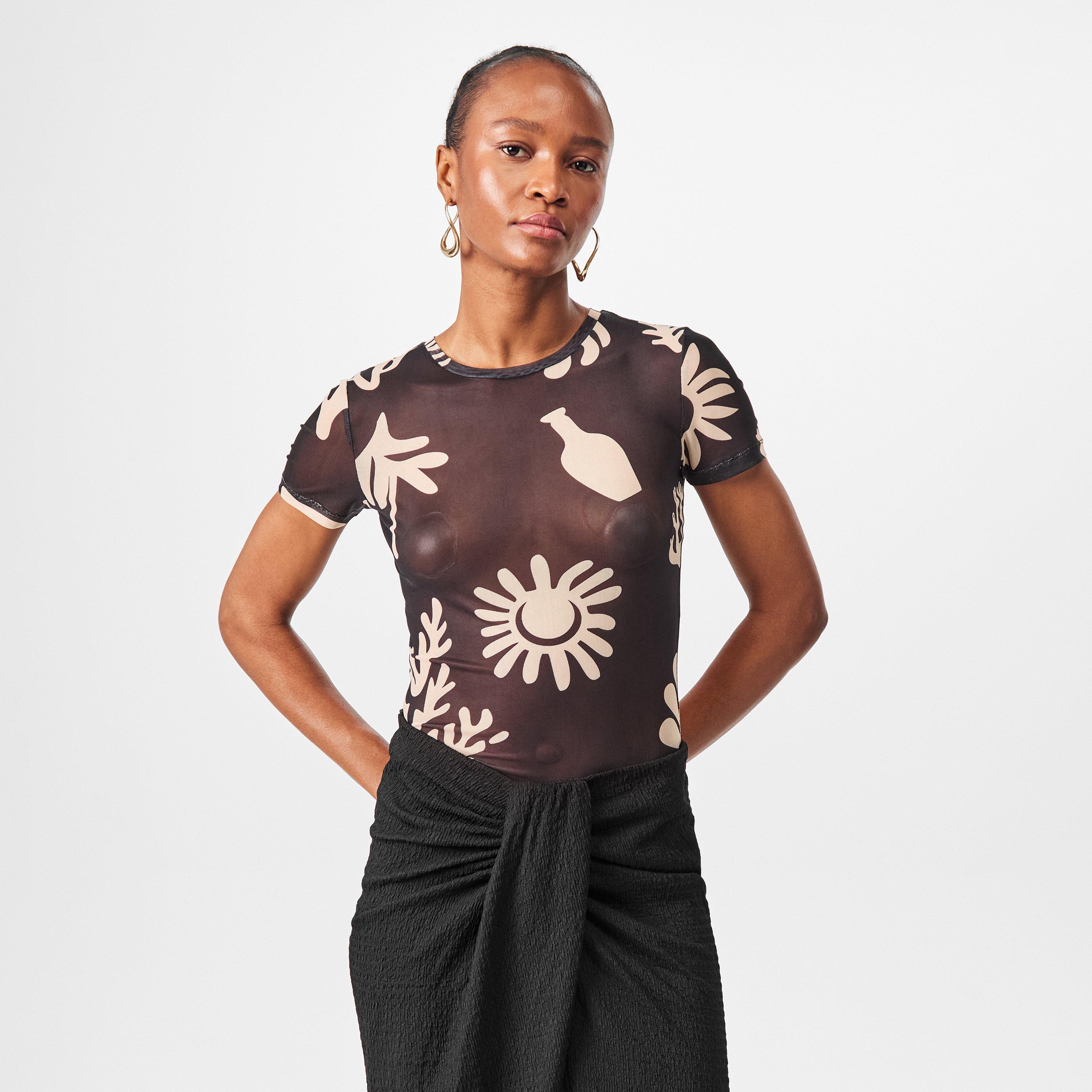 Abstract Coral - Edited - Edited Hauke T-Shirt - 3