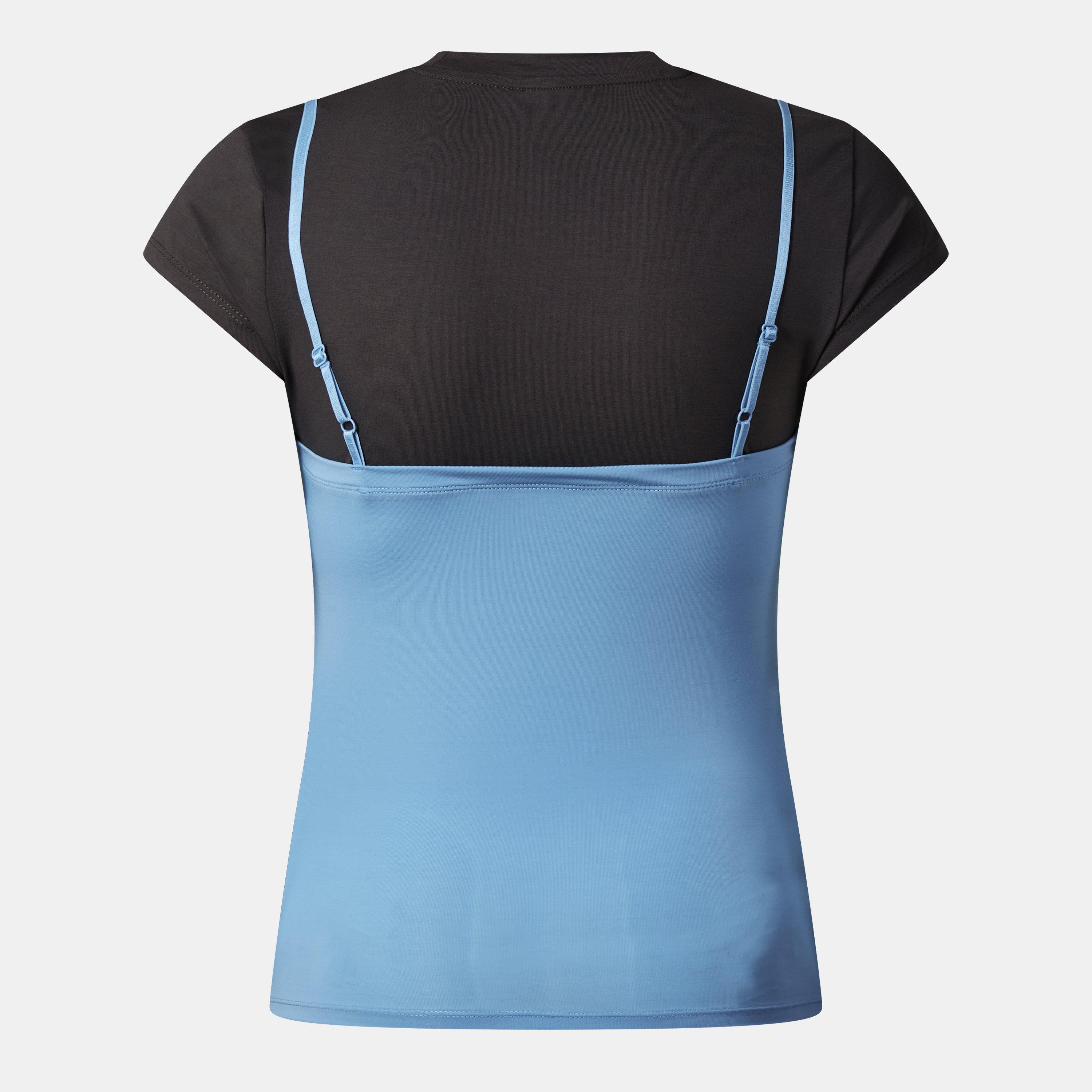 Grey/Blue - Acne Studios - Women's Eriana Regular Fit T-Shirt - 2