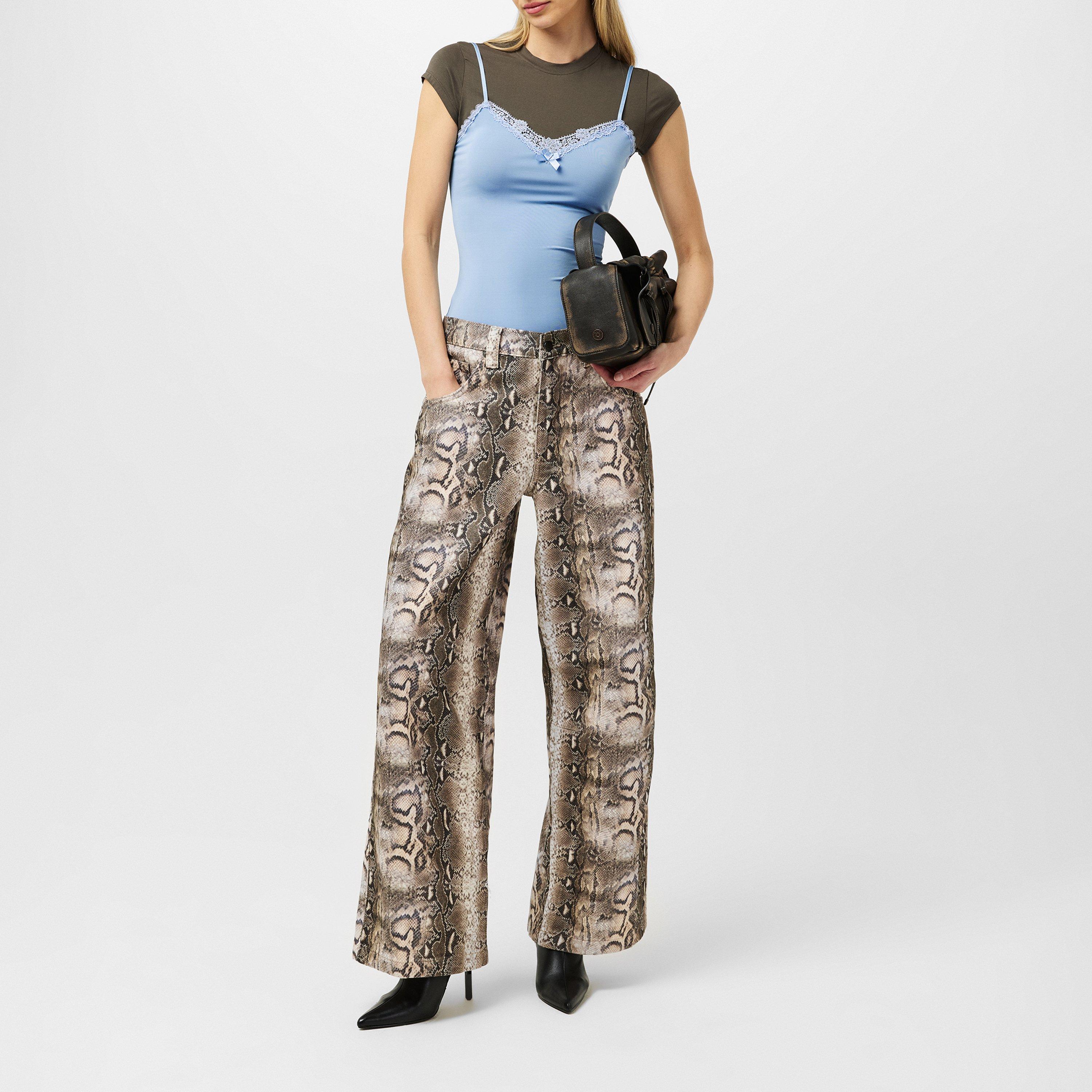 Grey/Blue - Acne Studios - Women's Eriana Regular Fit T-Shirt - 6