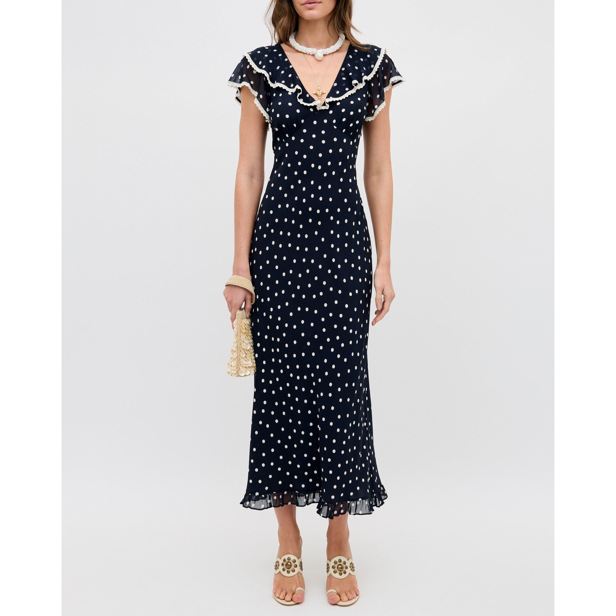 Layla Dt Navy - RIXO - Women's Bethea Long Maxi Dress - 2