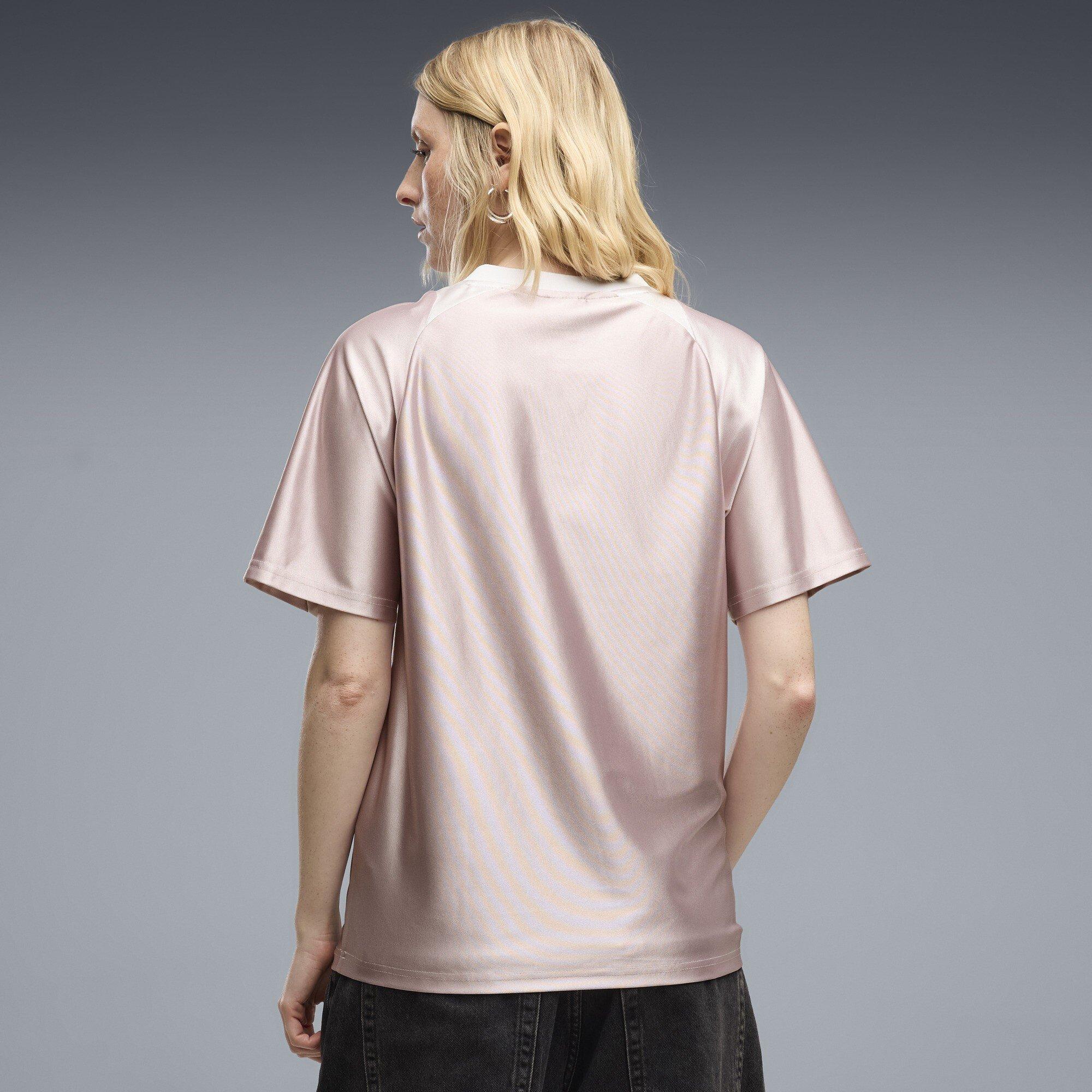 Misty Pink - Puma - Women's STRT V-Neck Short-Sleeve Relaxed T-Shirt - 4