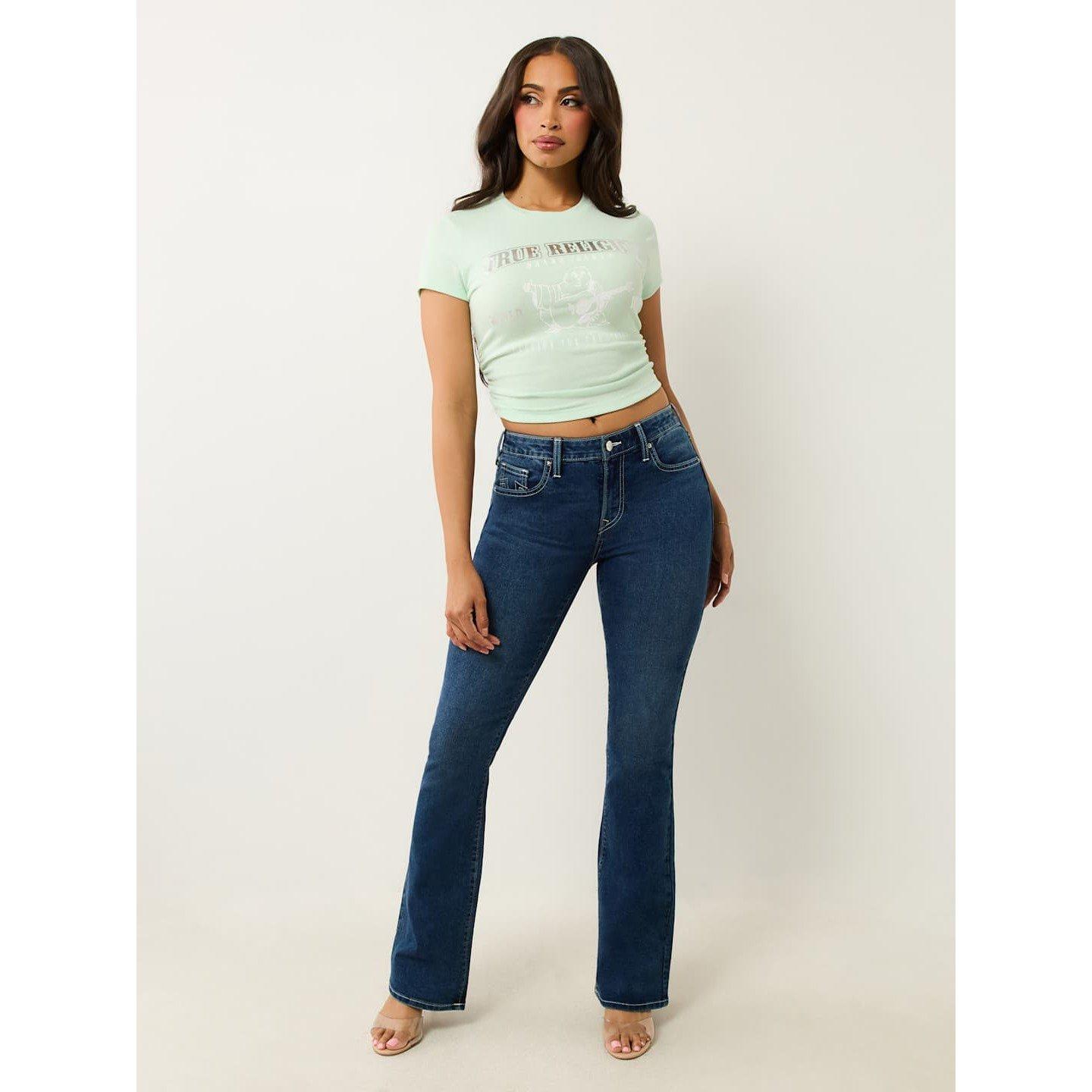 Misty Jade - True Religion - Gathered Regular Fit T-Shirt - 4