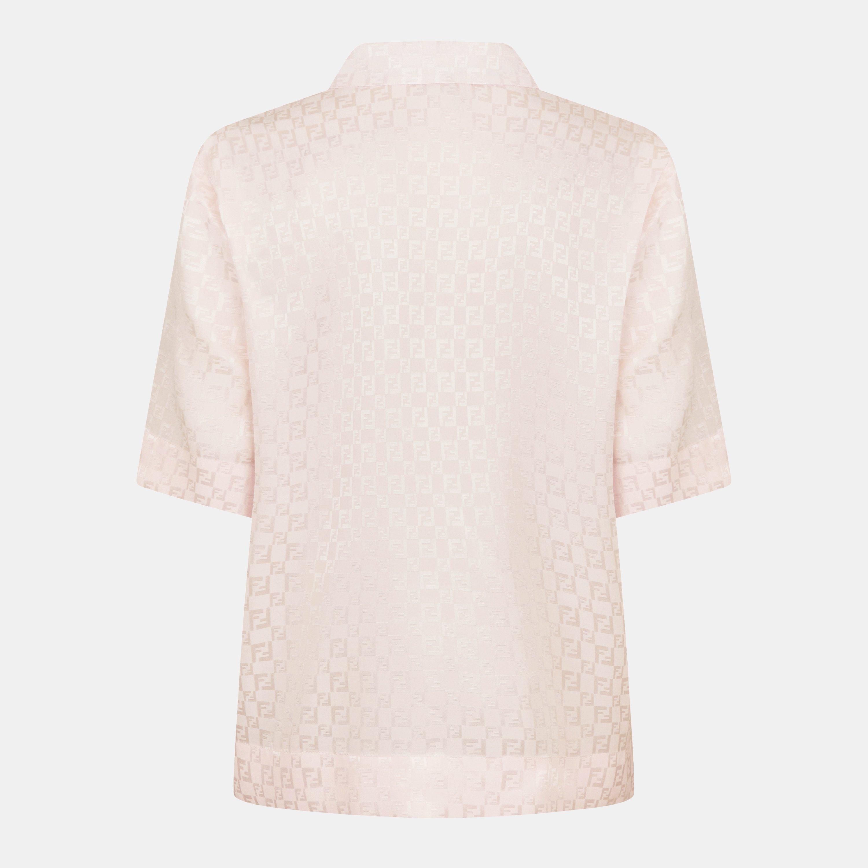 Peach Sorbet - Fendi - Ff Silk Shirt - 2