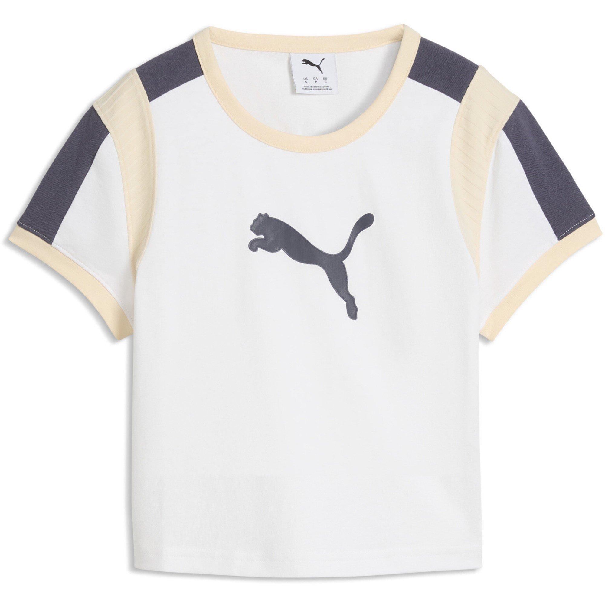 Puma White - Puma - Women's Ringer Baby T-Shirt - 1