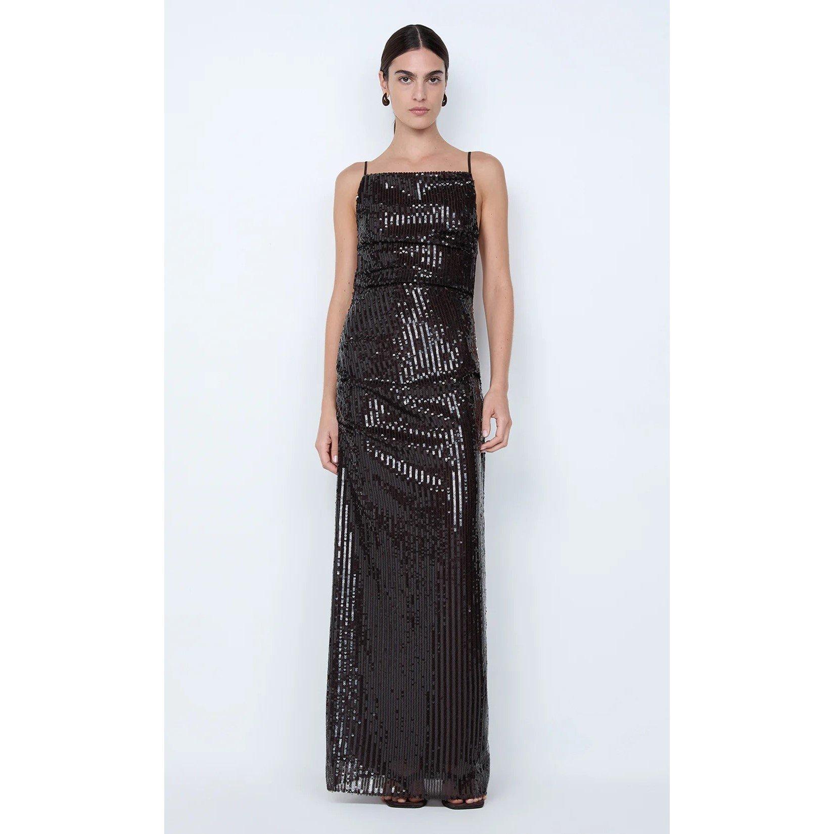 Dark Chocolate - Bec and Bridge - Women's Romilly Maxi Dress - 1