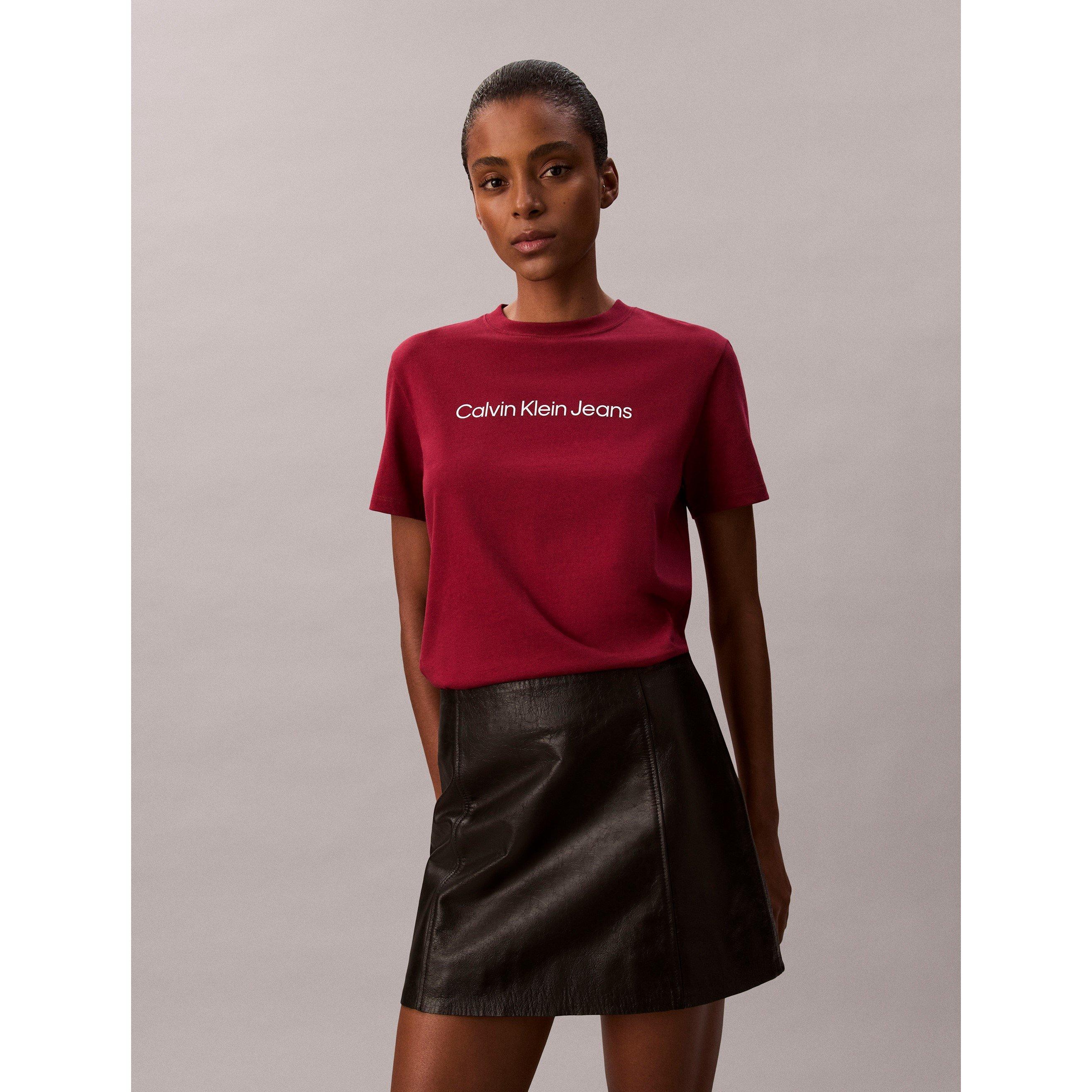 Magenta Jewel - Calvin Klein Jeans - Women's Regular Fit T-Shirt - 2
