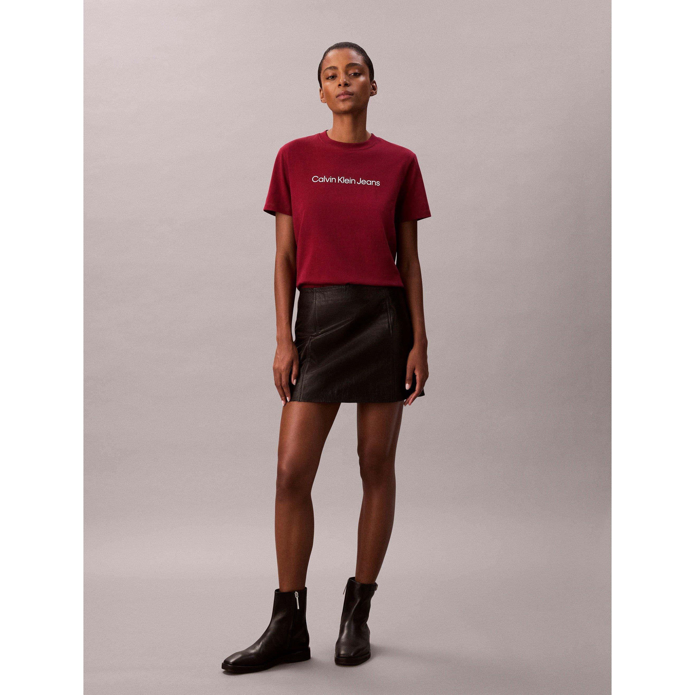 Magenta Jewel - Calvin Klein Jeans - Women's Regular Fit T-Shirt - 3