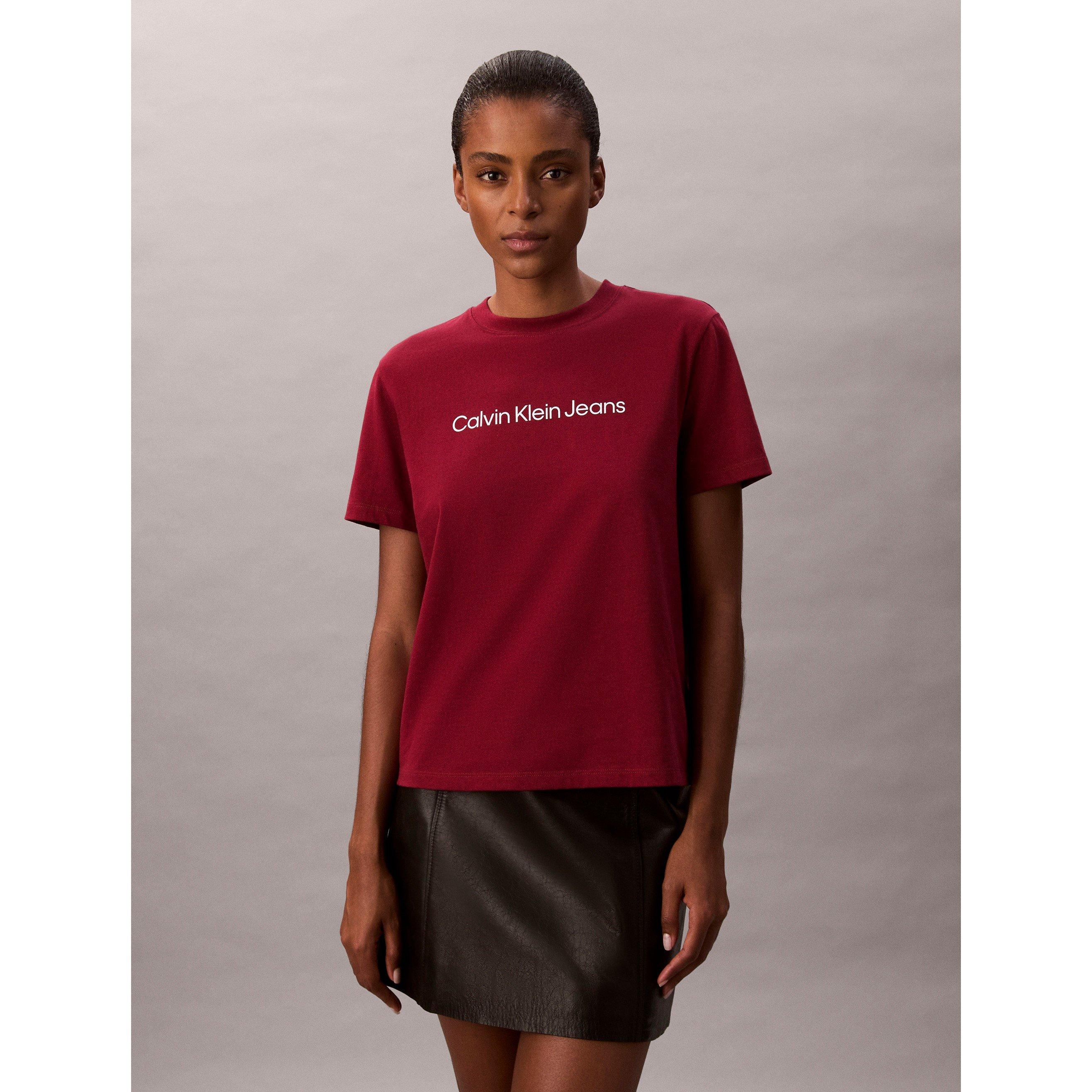 Magenta Jewel - Calvin Klein Jeans - Women's Regular Fit T-Shirt - 5