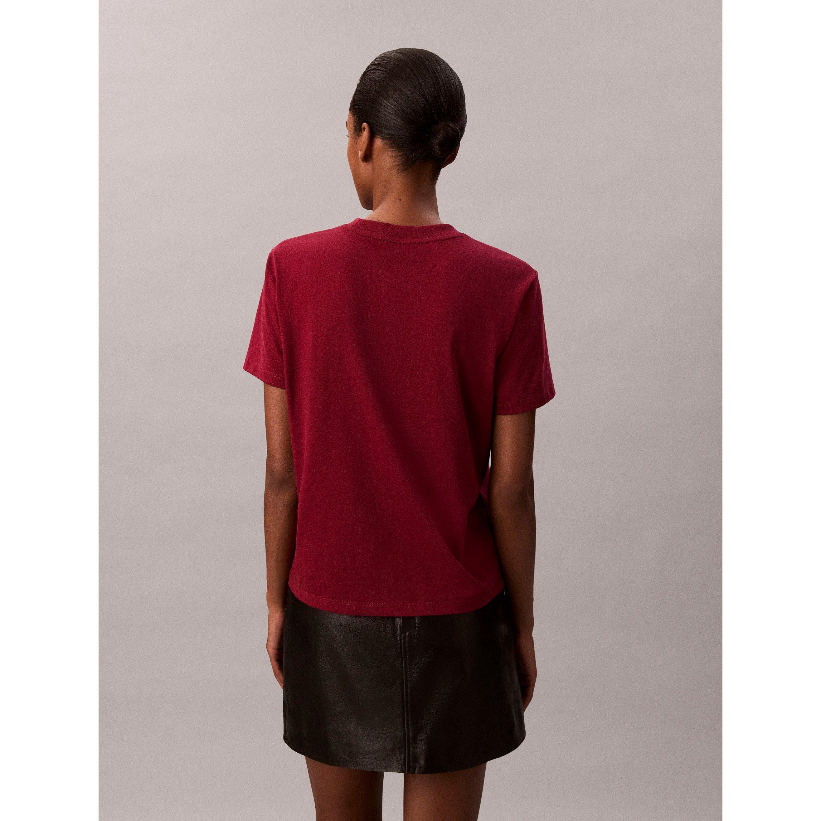 Magenta Jewel - Calvin Klein Jeans - Women's Regular Fit T-Shirt - 6