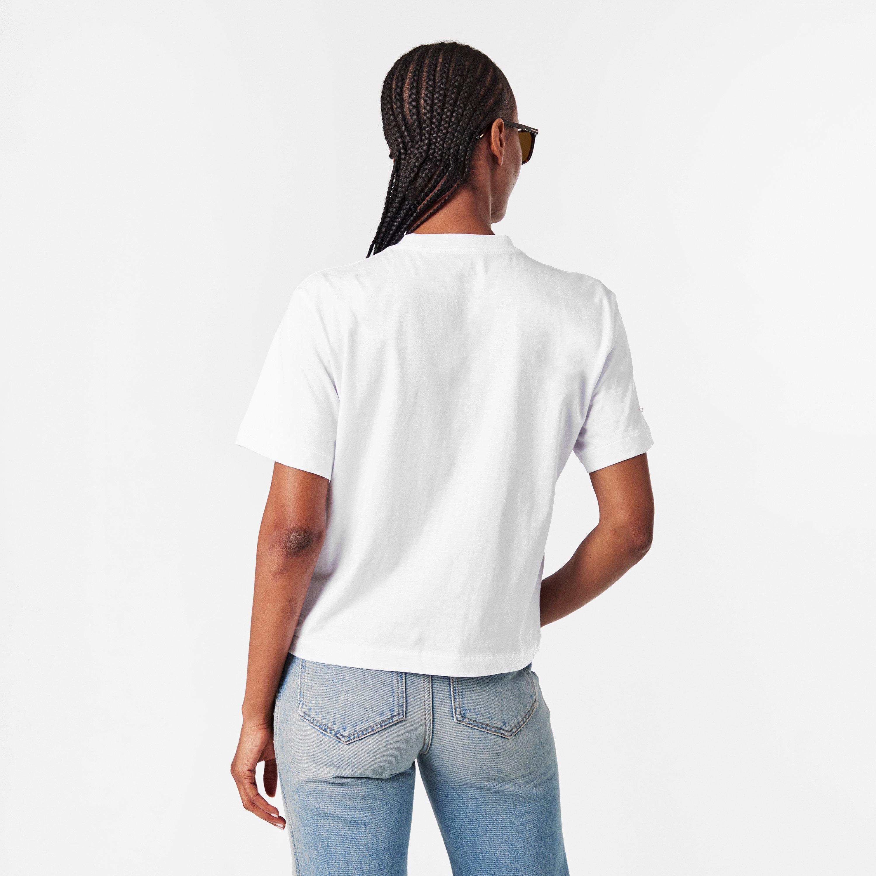 Brilliant White - Calvin Klein Jeans - Women's CKJ Flower Box Oversized T-Shirt - 4