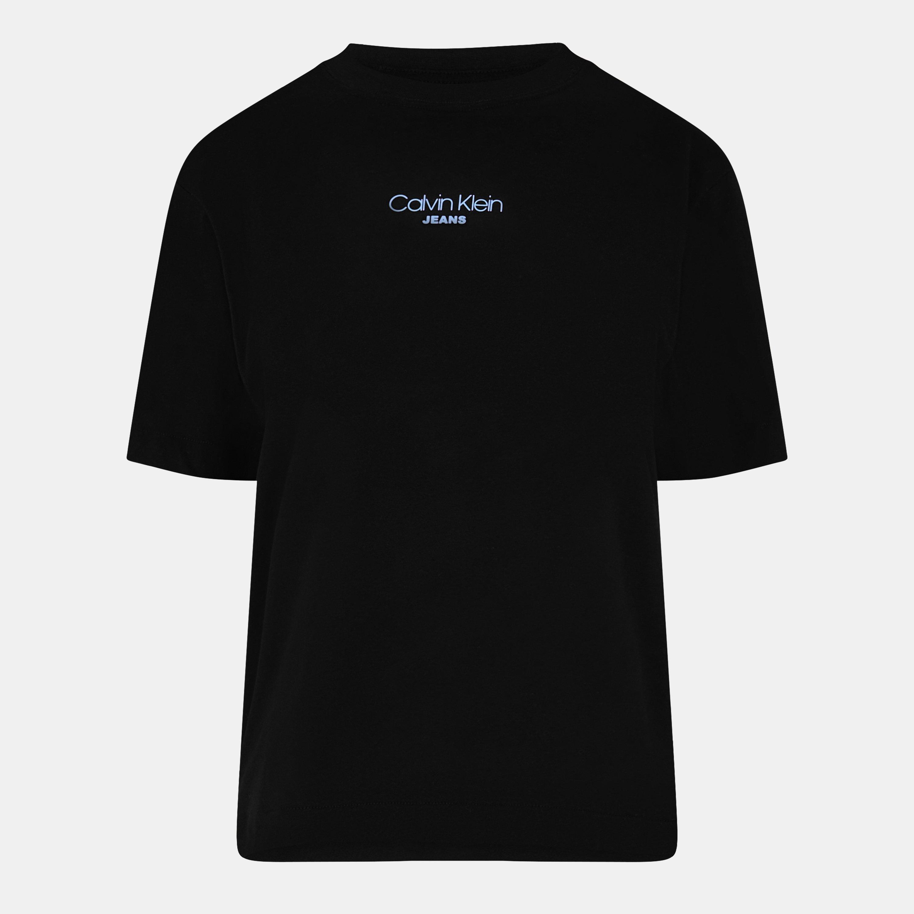 Black - Calvin Klein Jeans - Women's Boxy Fit Oversized T-Shirt - 1