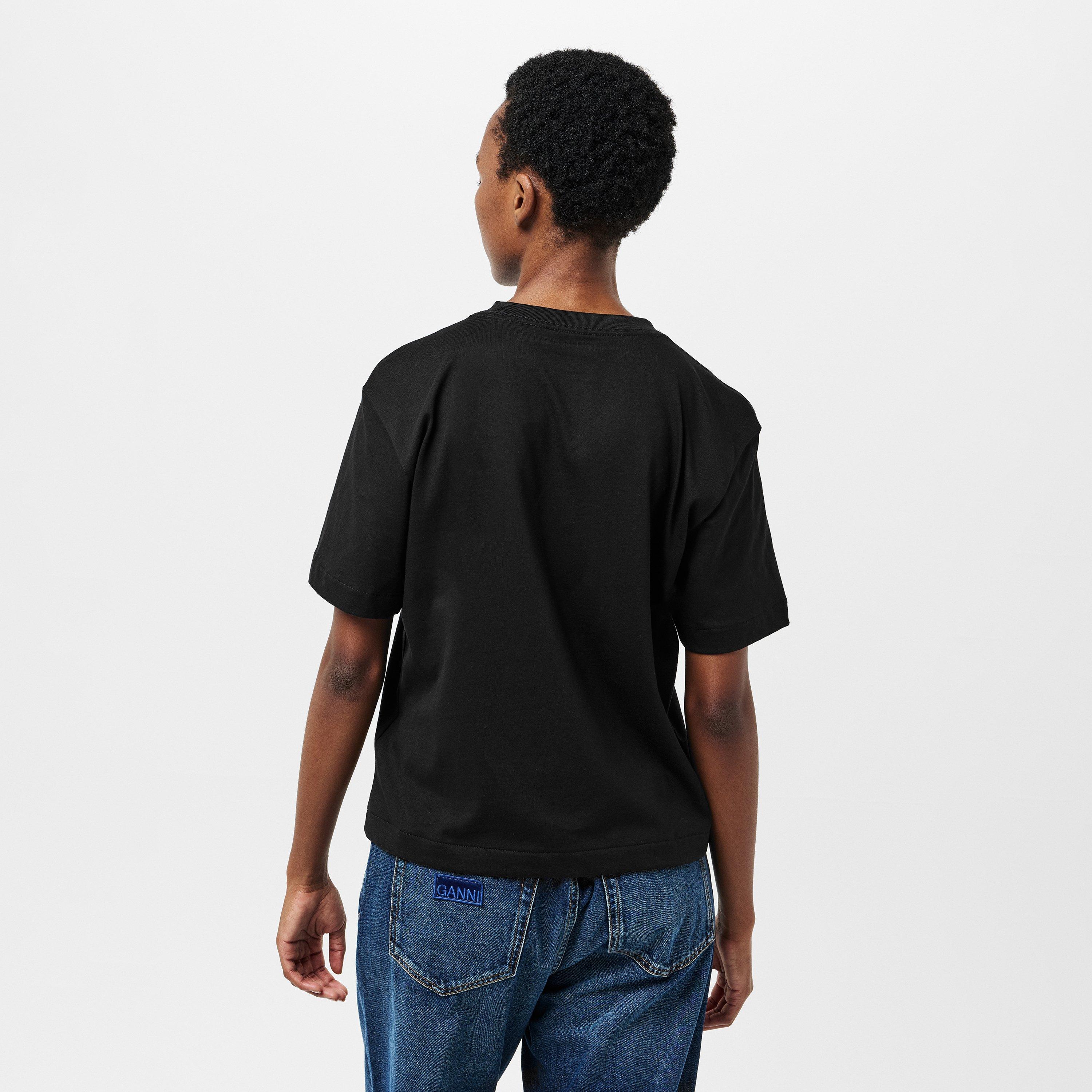 Black - Calvin Klein Jeans - Women's Boxy Fit Oversized T-Shirt - 4