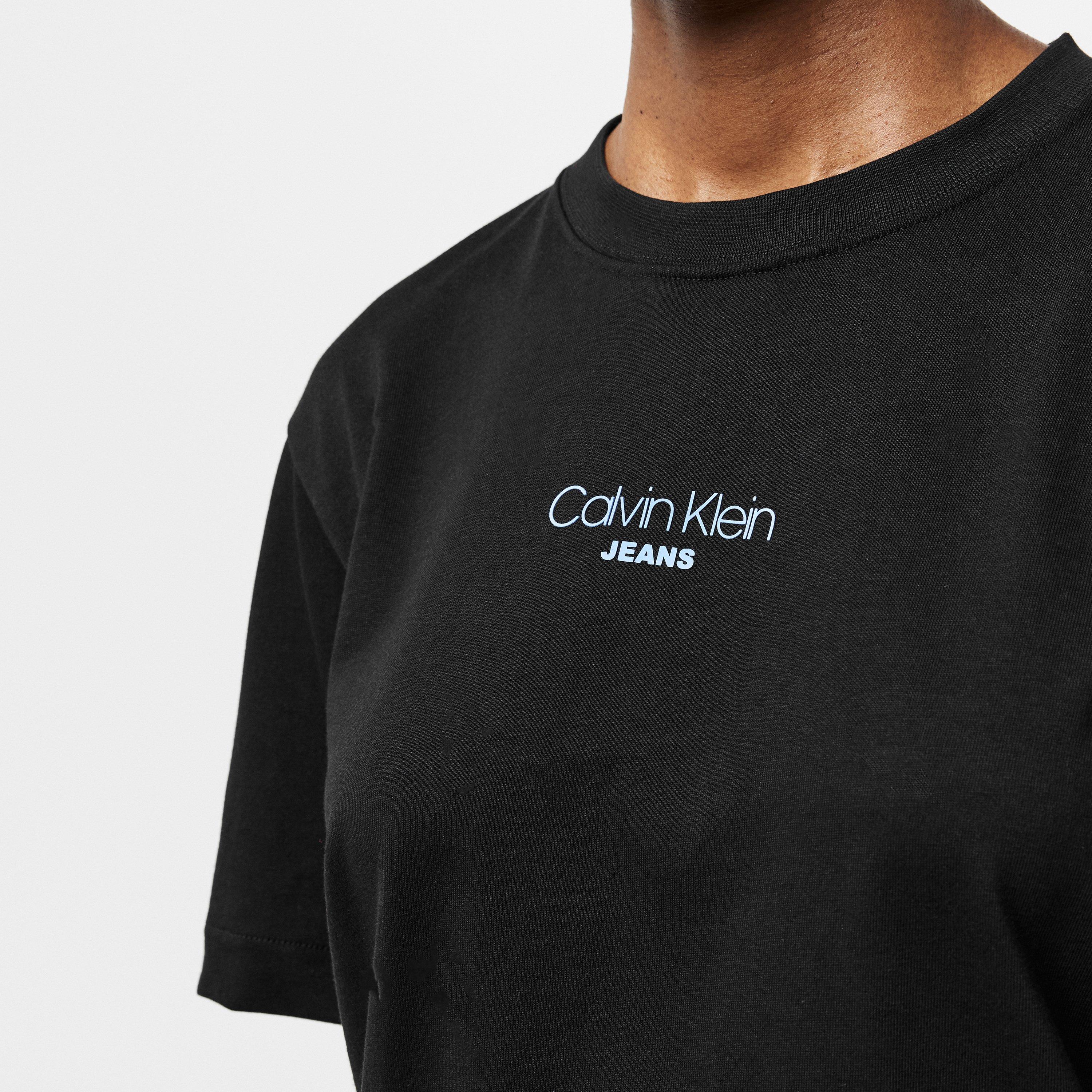 Black - Calvin Klein Jeans - Women's Boxy Fit Oversized T-Shirt - 5