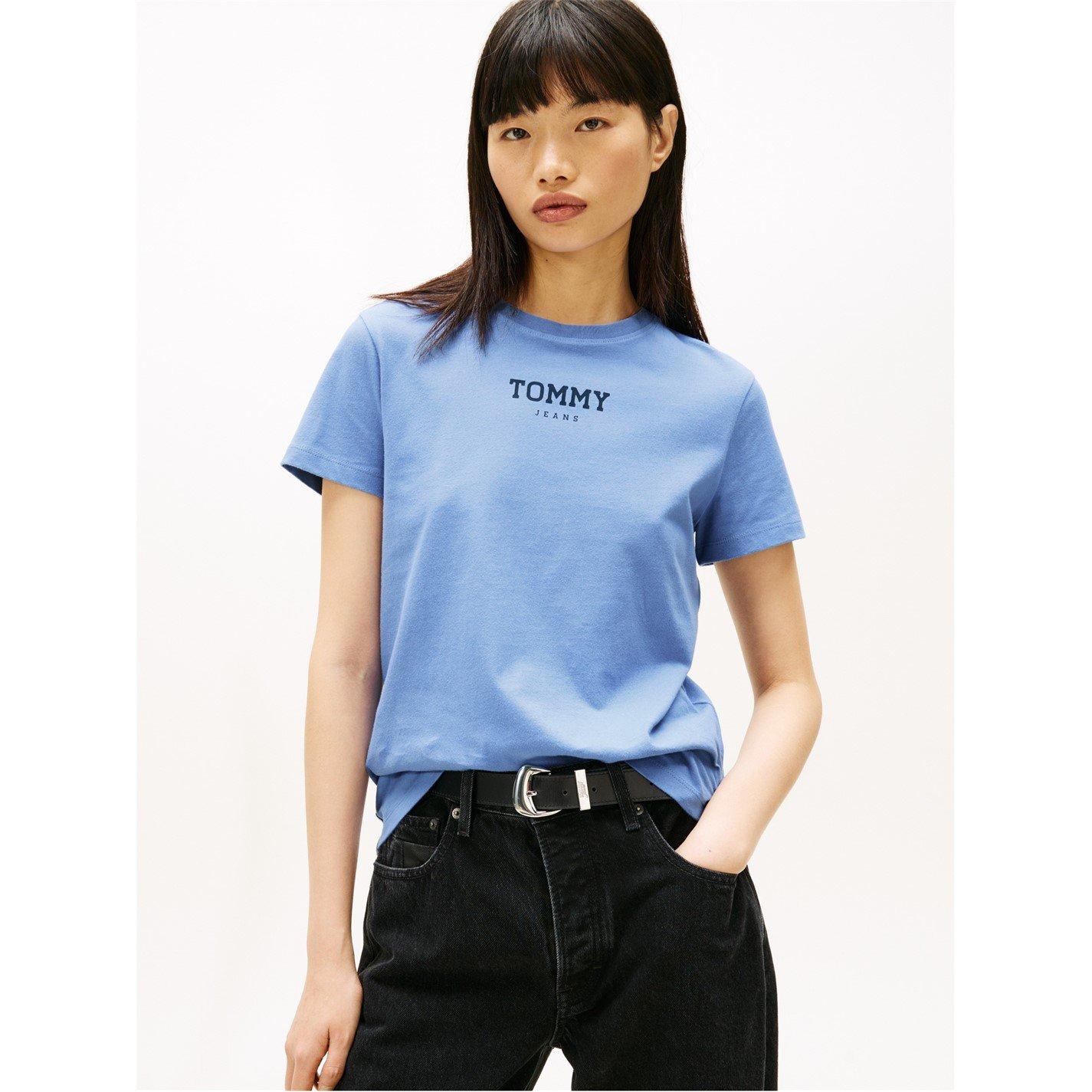 Tommy Jeans Women's Essential Logo Tee - Horizon L2 - 8 (XS)