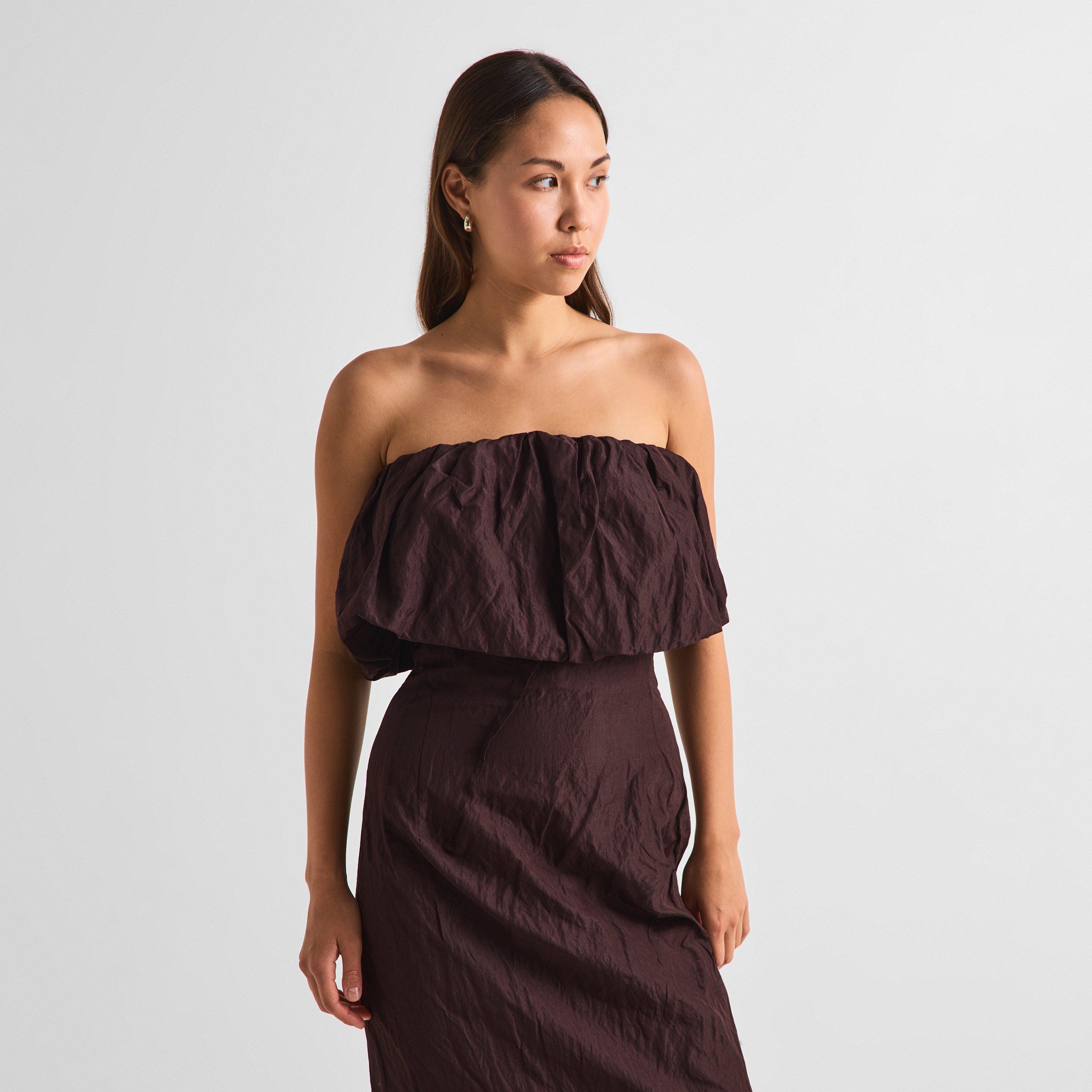 Brown - Magda Butrym - Magda Dress 13 Ld63 - 3