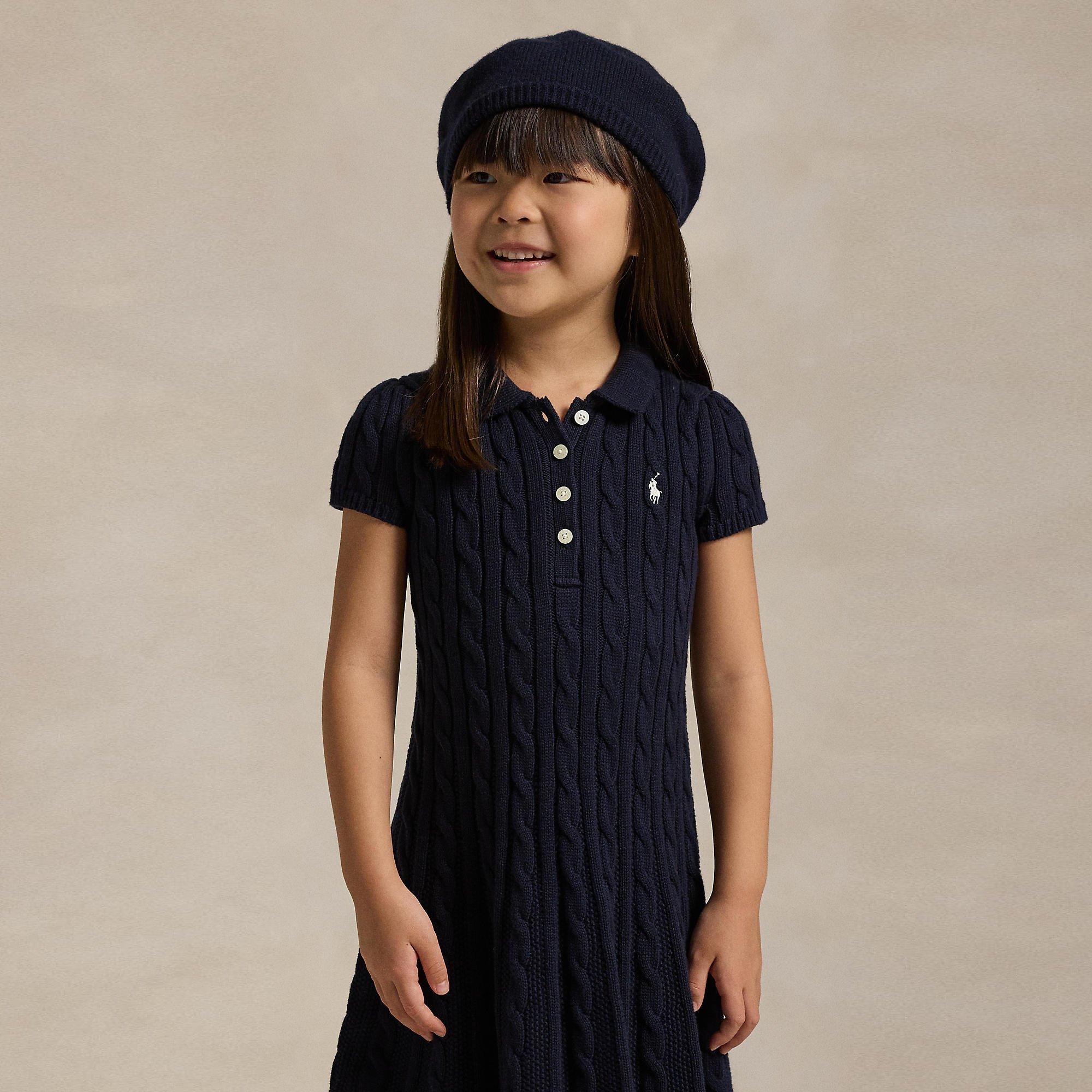 RL Navy - Polo Ralph Lauren - Polo Cable Dress Jn71 - 3