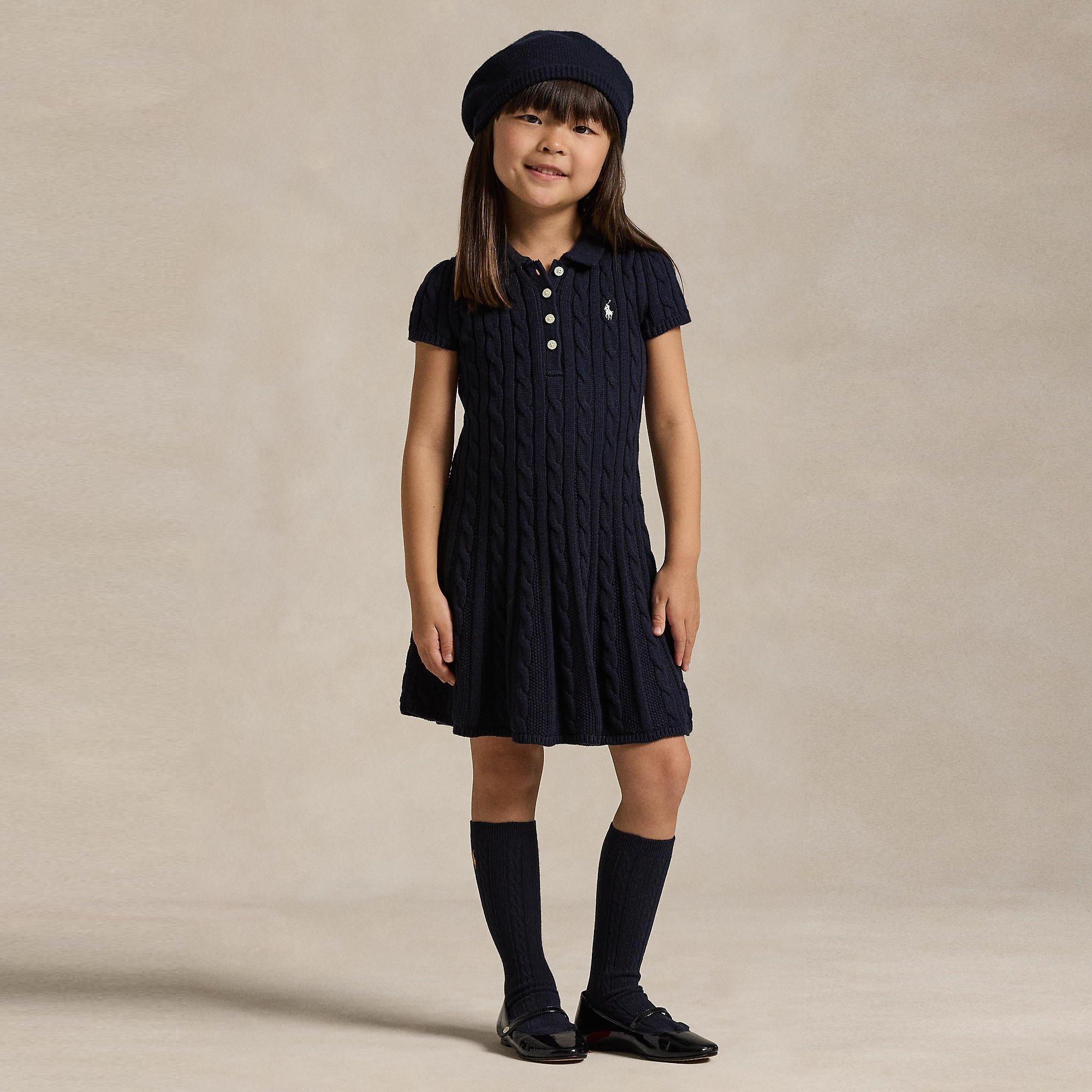 RL Navy - Polo Ralph Lauren - Polo Cable Dress Jn71 - 5