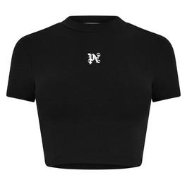 Palm Angels Monogram Fitted T Shirt