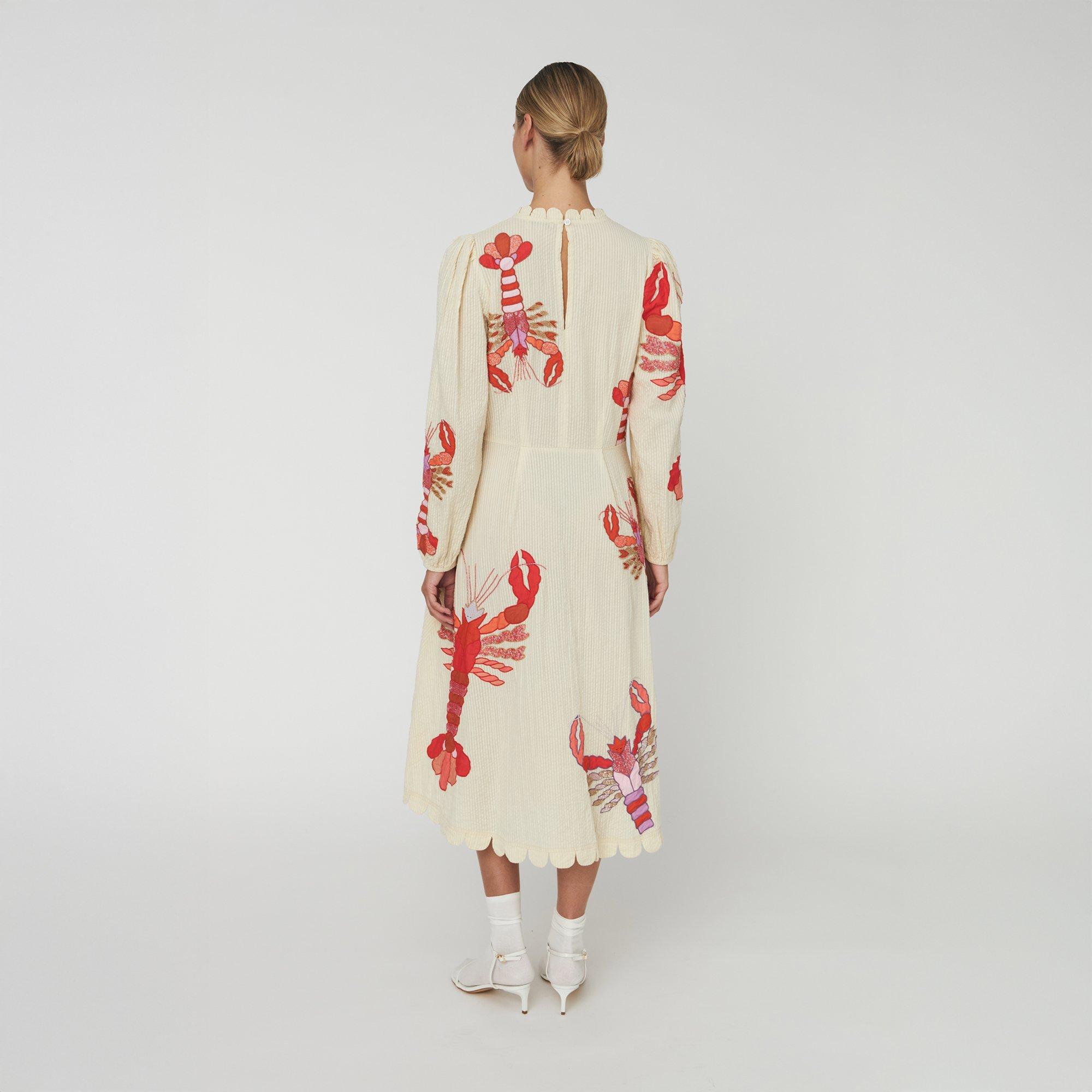 530 Multi - Stella Nova - Stella Nova Embroidered Midi Dress - Multicolour - 4