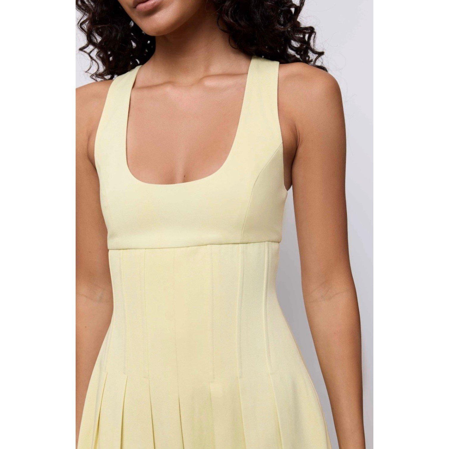 Lemon - Odd Muse - Womens Cinch Maxi Dress - 2