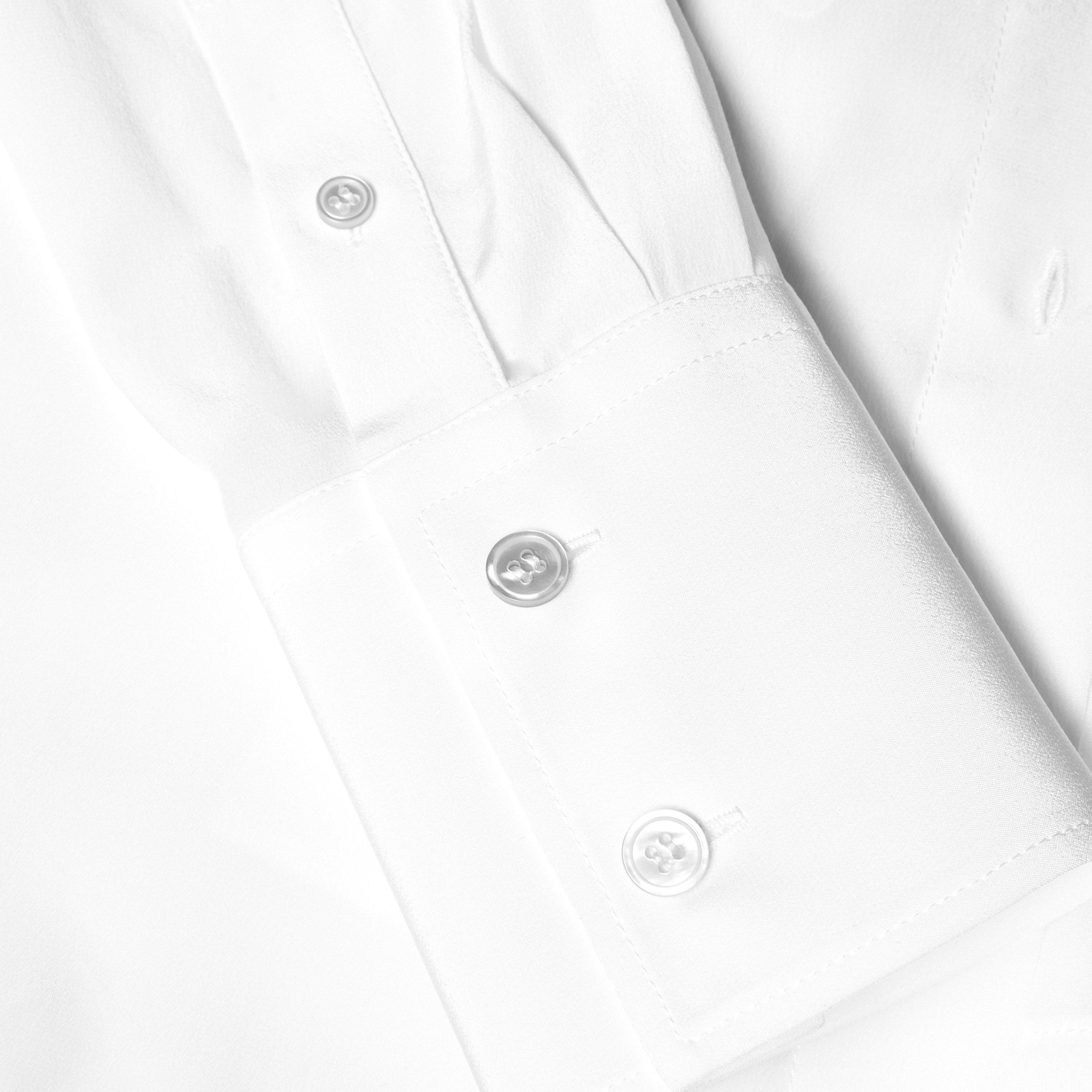 White - Alexander McQueen - Alex Long Sleeve Tie Ld63 - 5