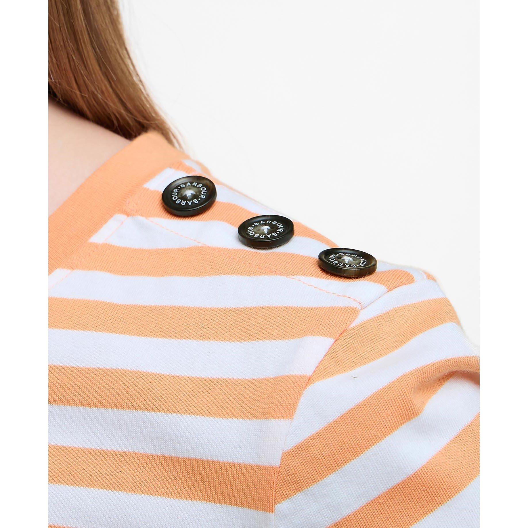 Papaya/Cloud - Barbour - Women's B.Li Ferryside Regular Fit T-Shirt - 5