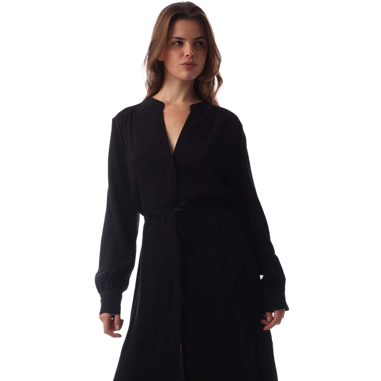 Black - Boss - Women's Dibanorah Wrap Dress - 2